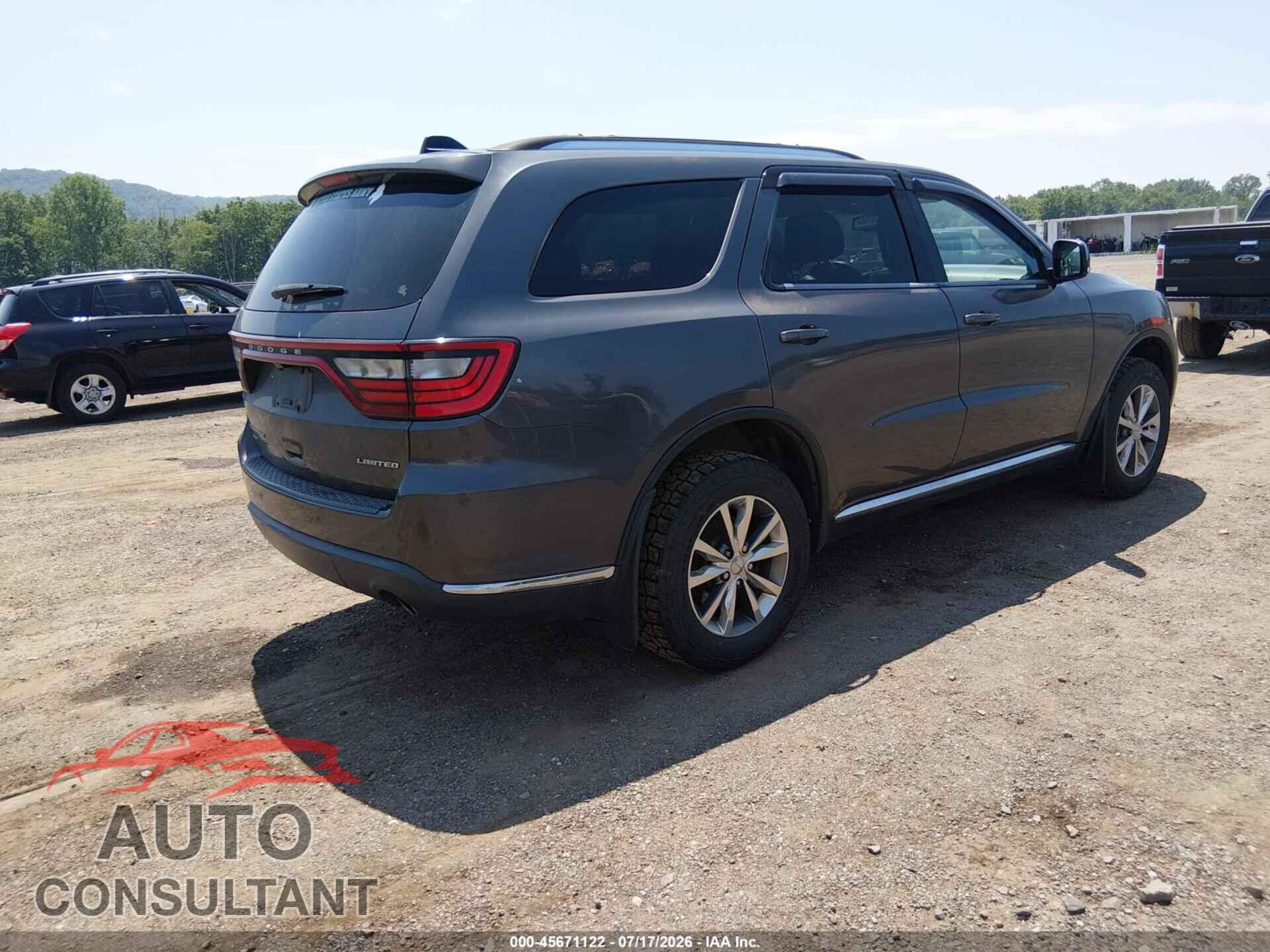 DODGE DURANGO 2014 - 1C4RDJDG1EC563332