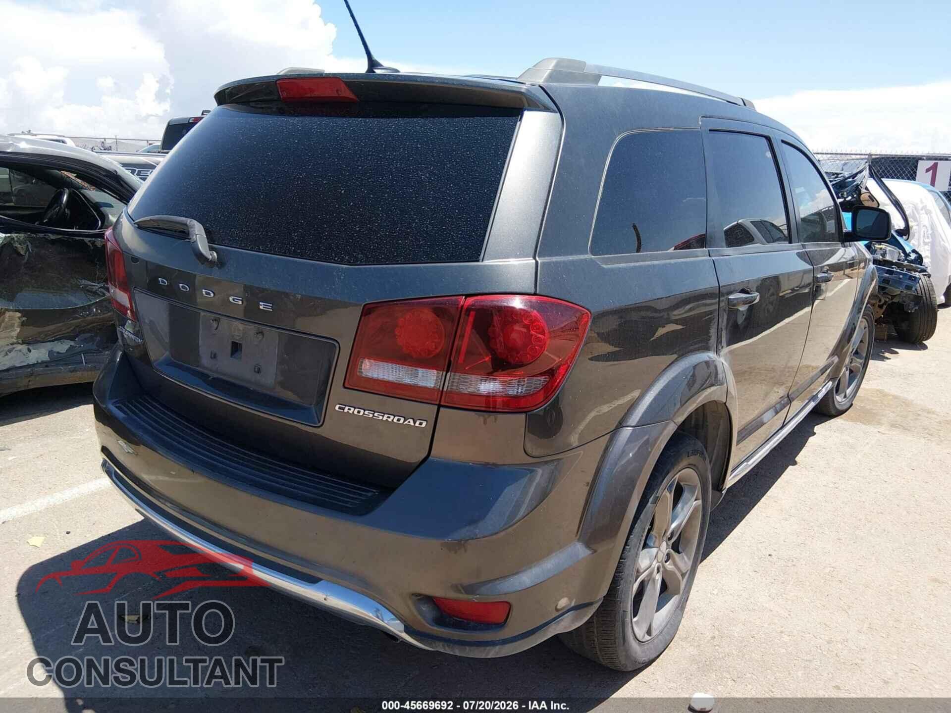 DODGE JOURNEY 2017 - 3C4PDCGBXHT564264