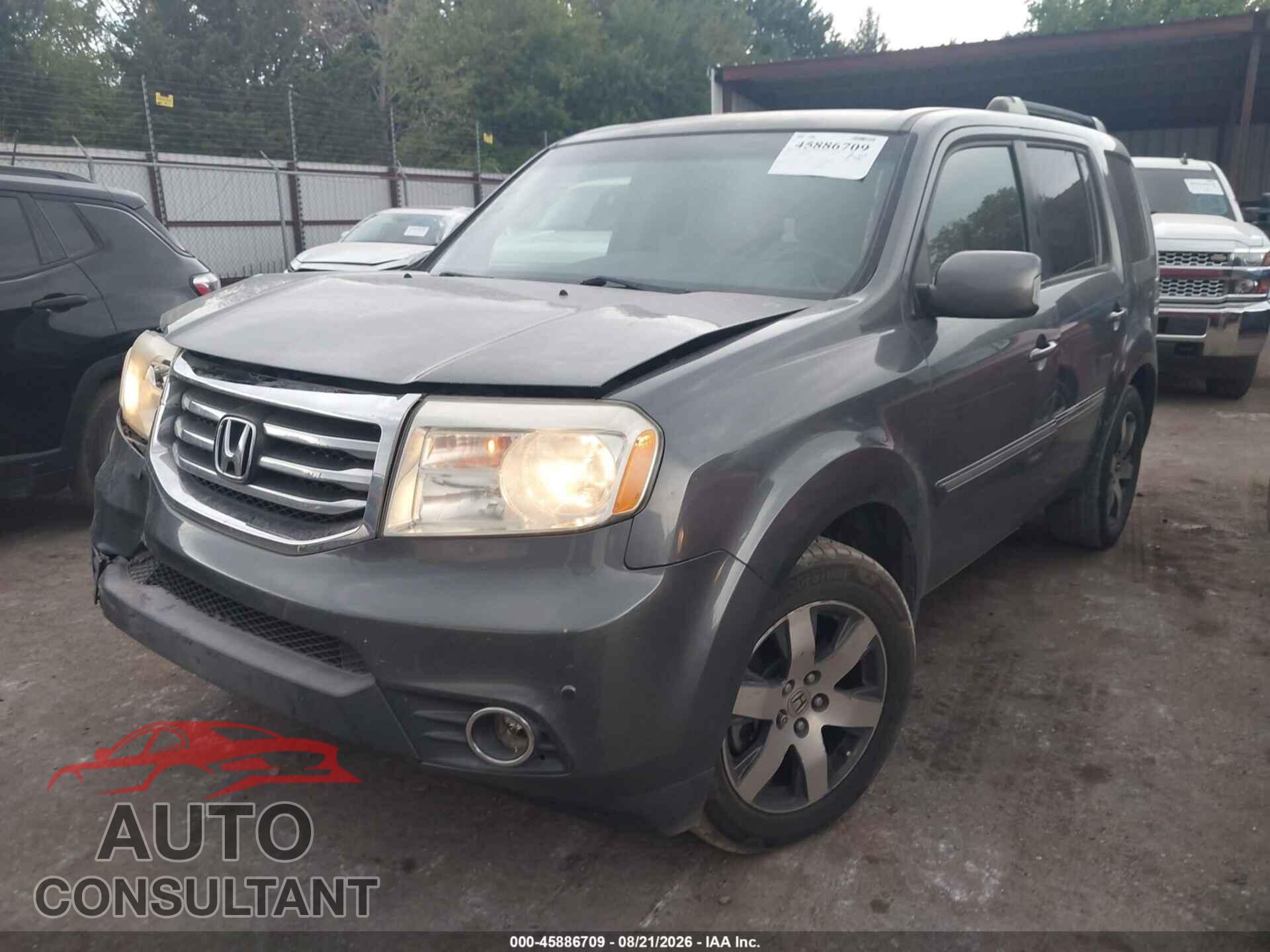 HONDA PILOT 2012 - 5FNYF4H98CB082013