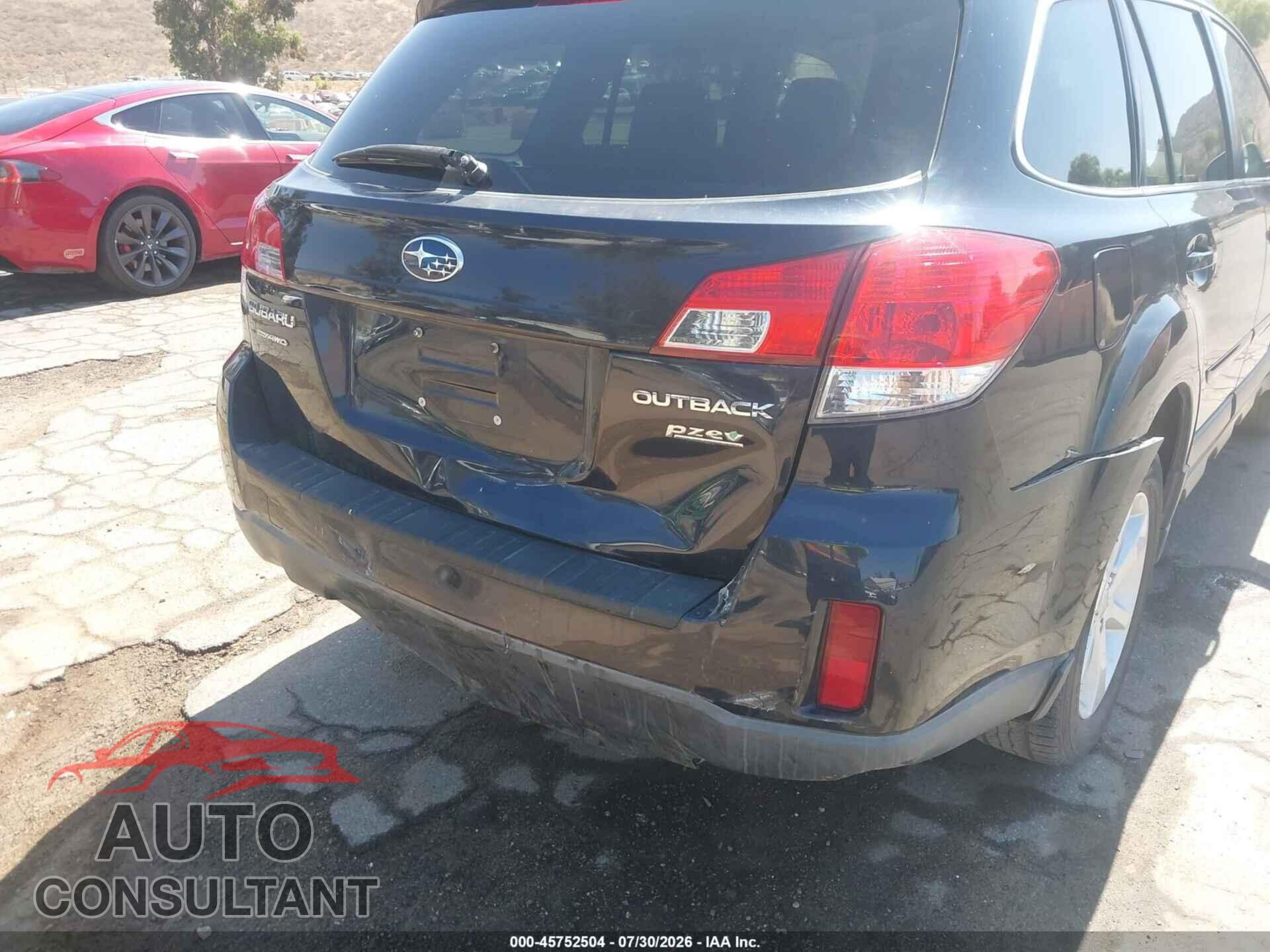 SUBARU OUTBACK 2013 - 4S4BRBCC1D3225897