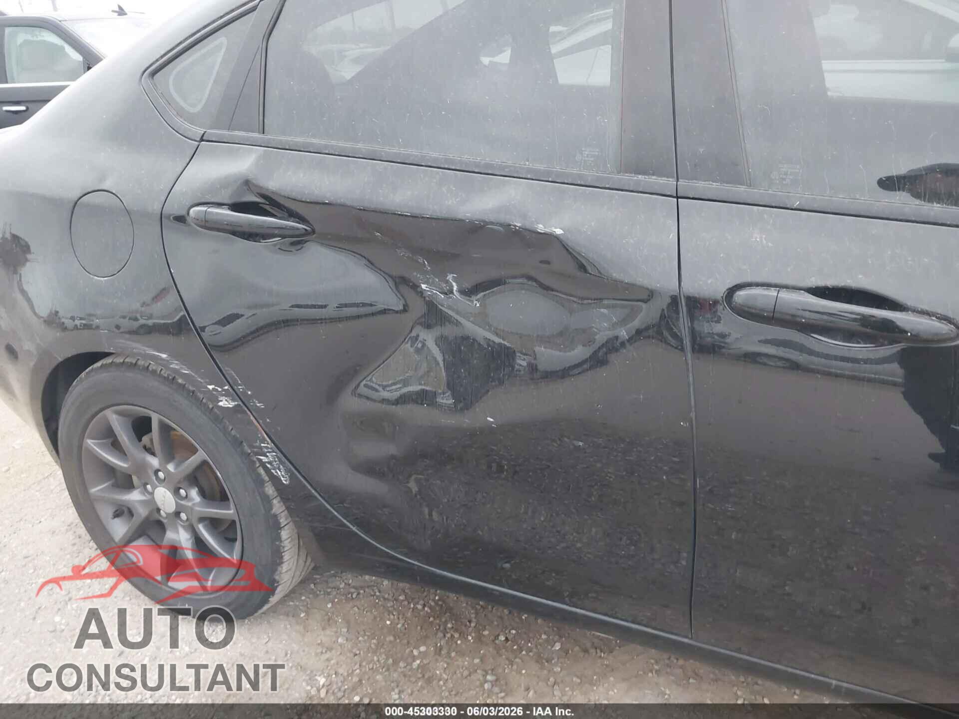 DODGE DART 2015 - 1C3CDFAA5FD433587