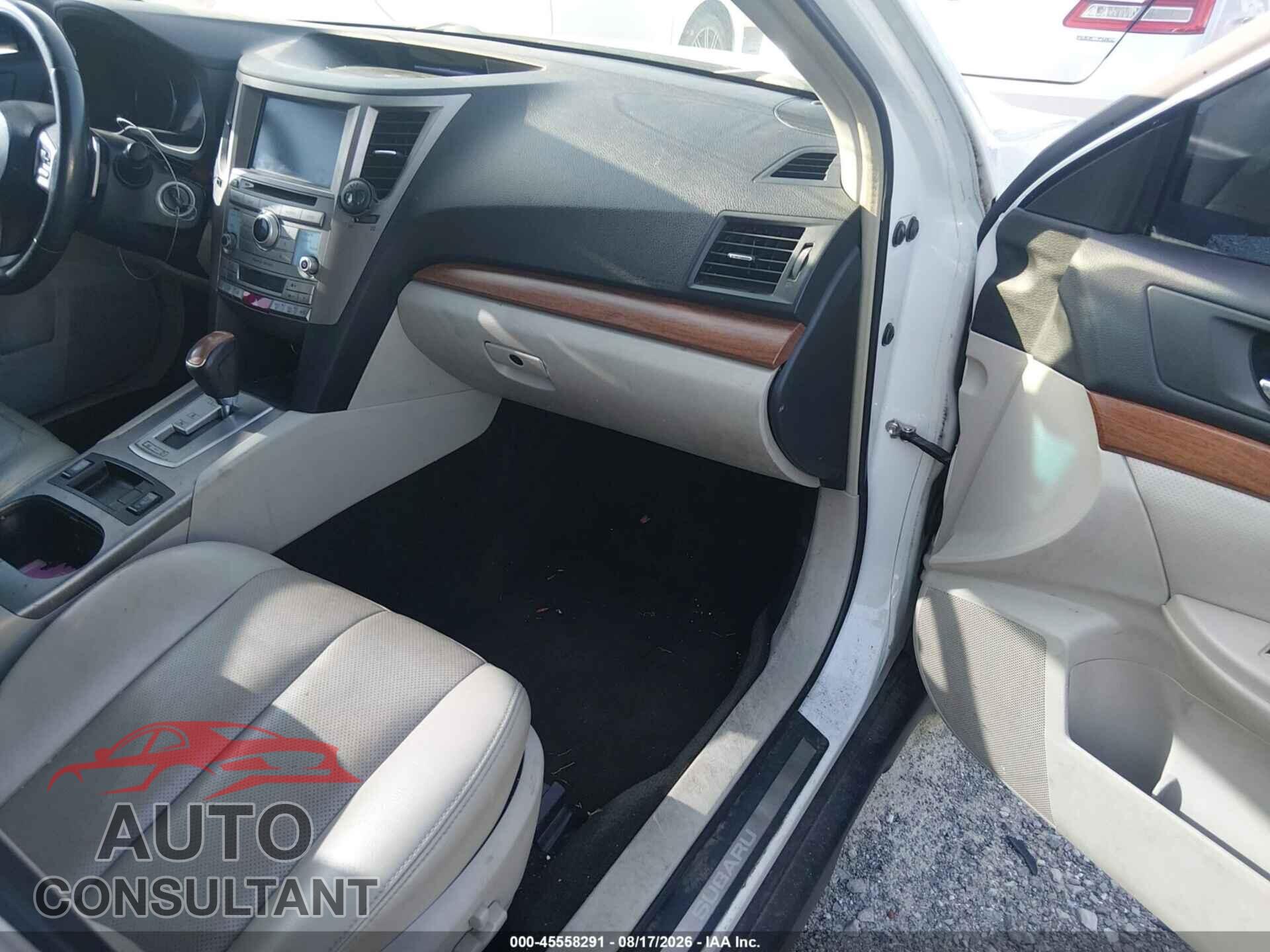 SUBARU OUTBACK 2014 - 4S4BRCNC4E3296239