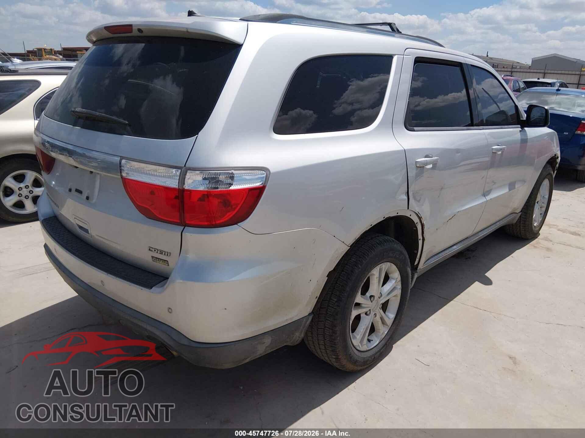DODGE DURANGO 2011 - 1D4RD4GG6BC720252