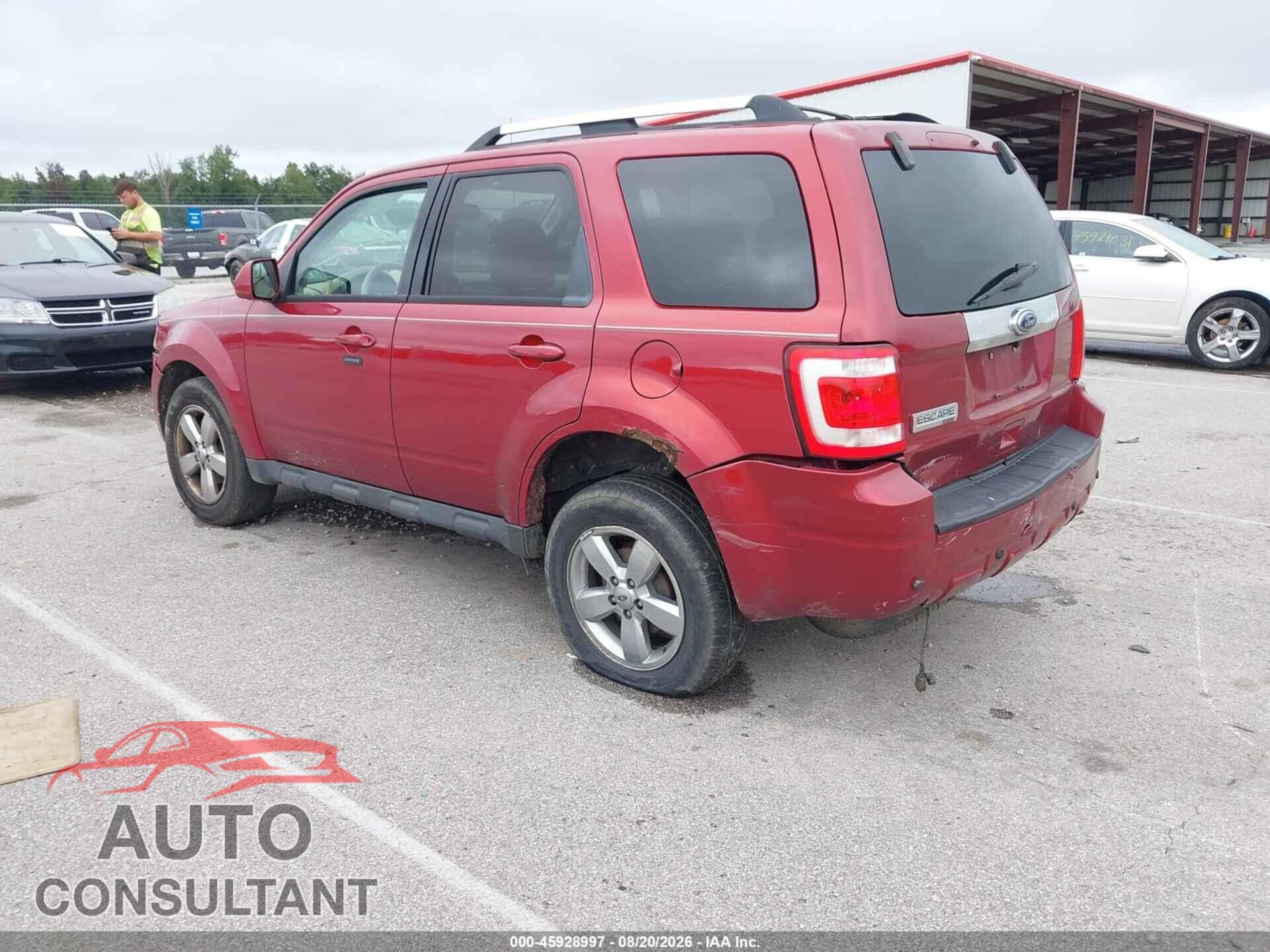 FORD ESCAPE 2012 - 1FMCU9E7XCKC06216