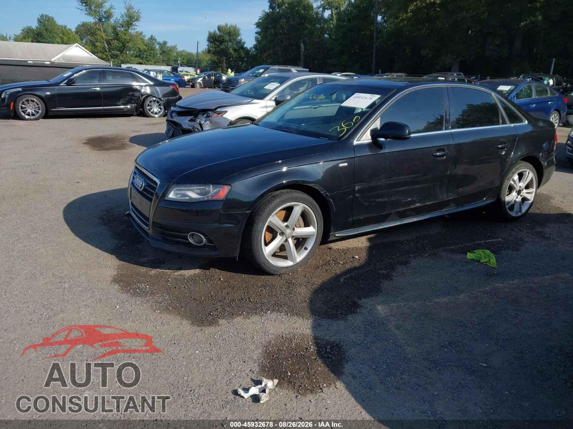 AUDI A4 2012 - WAUKFBFL1CA088878