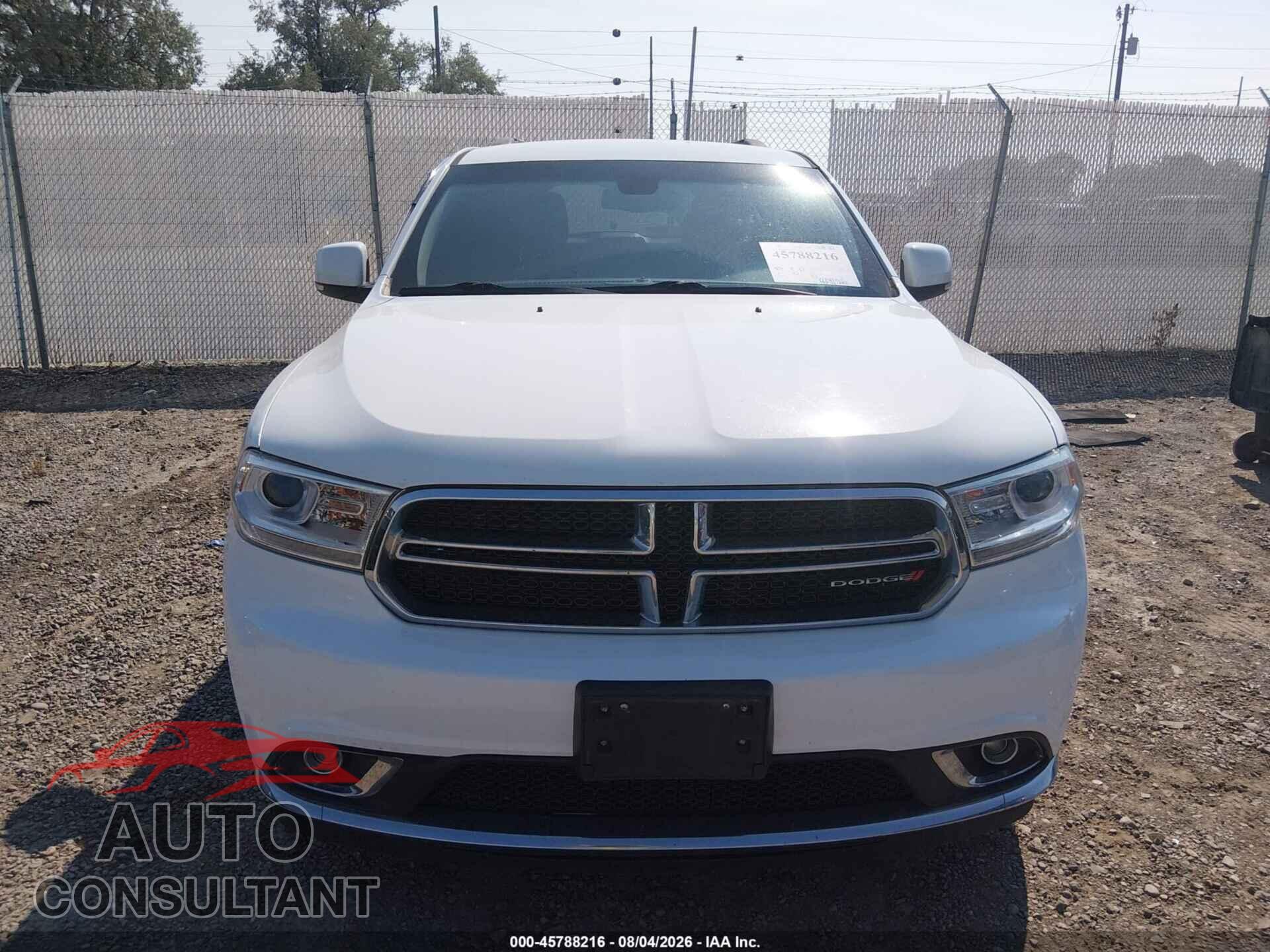 DODGE DURANGO 2015 - 1C4RDJDG4FC789527