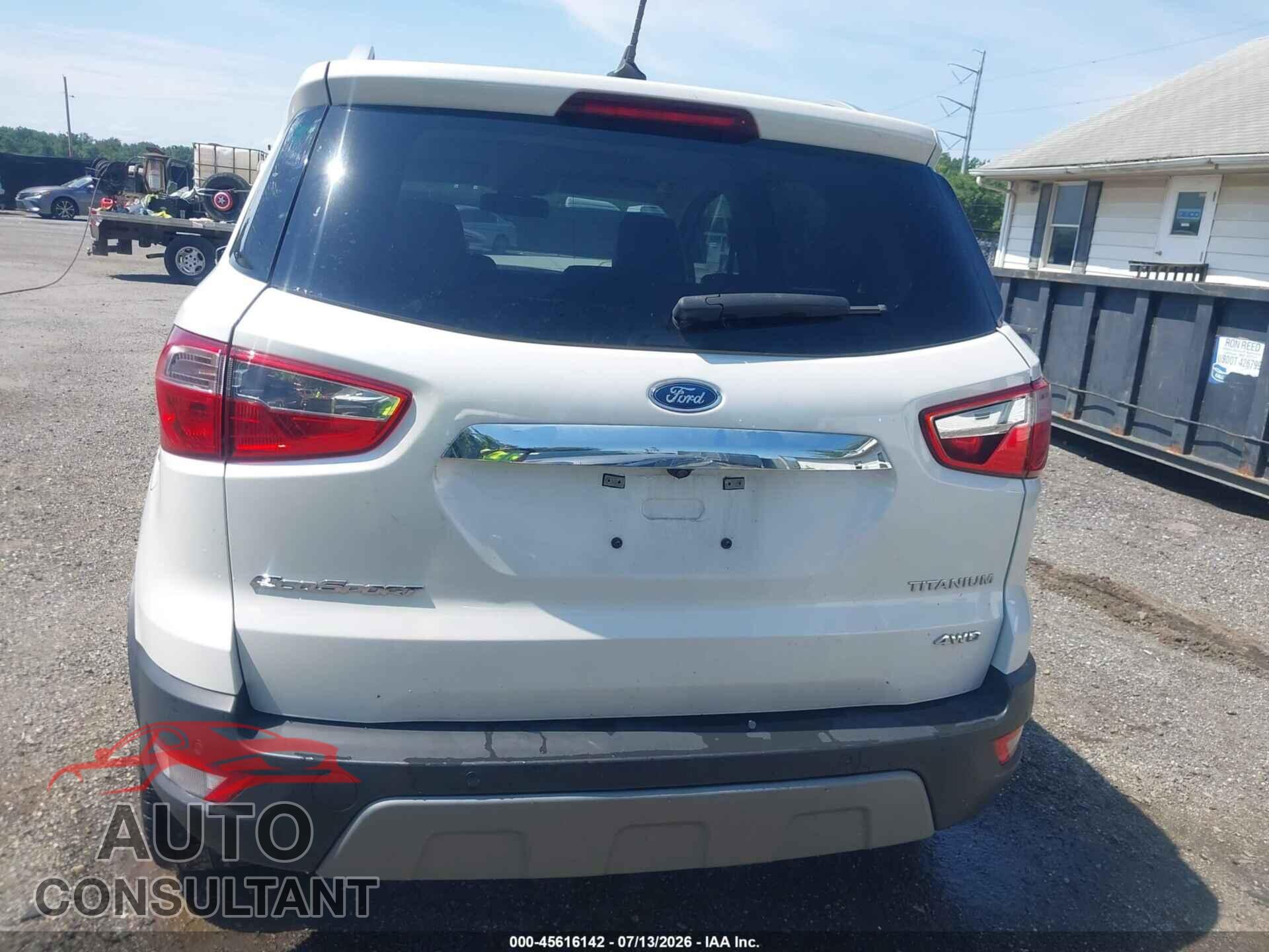 FORD ECOSPORT 2019 - MAJ6S3KL2KC262994