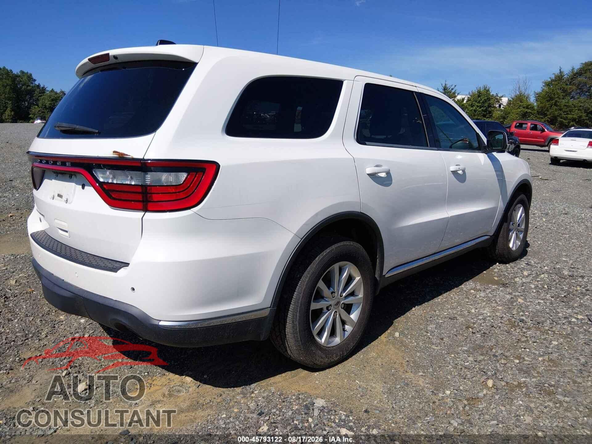 DODGE DURANGO 2020 - 1C4RDJFG3LC431666