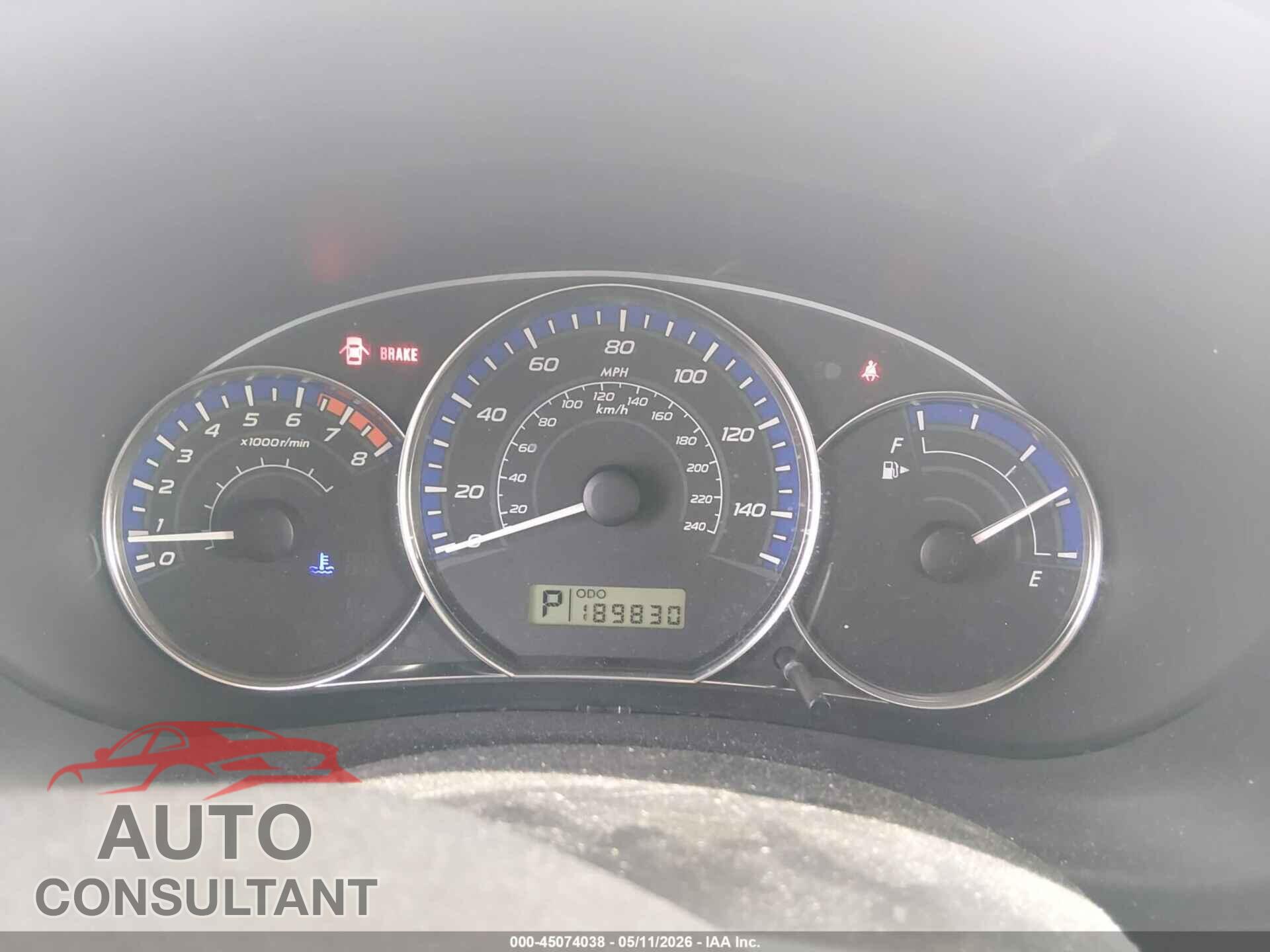 SUBARU FORESTER 2011 - JF2SHAEC4BH756818