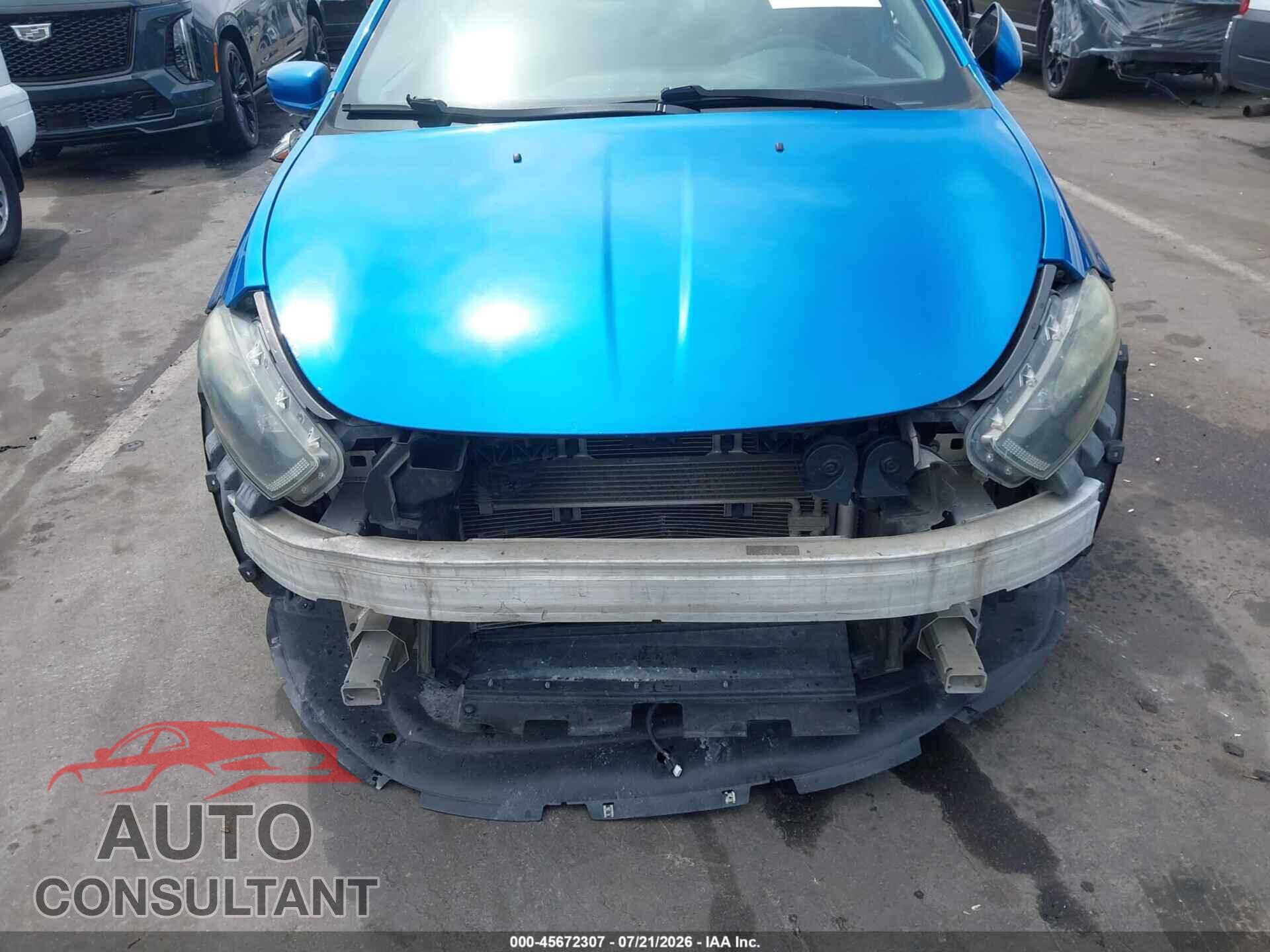 DODGE DART 2015 - 1C3CDFBB5FD362494