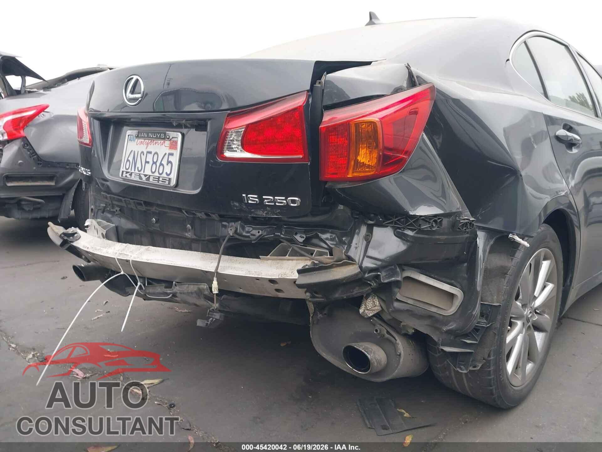 LEXUS IS 250 2010 - JTHBF5C25A5128688