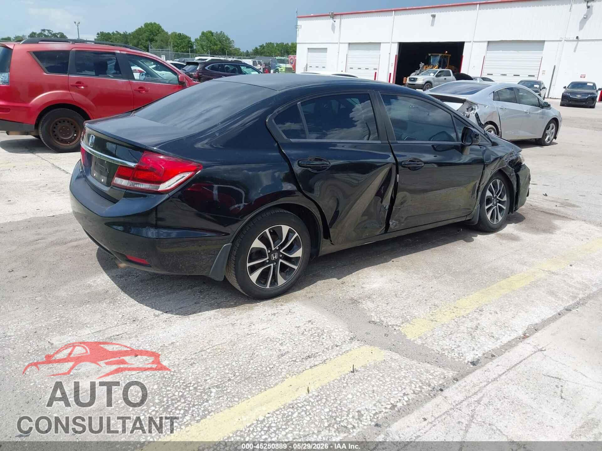 HONDA CIVIC 2013 - 19XFB2F98DE248791