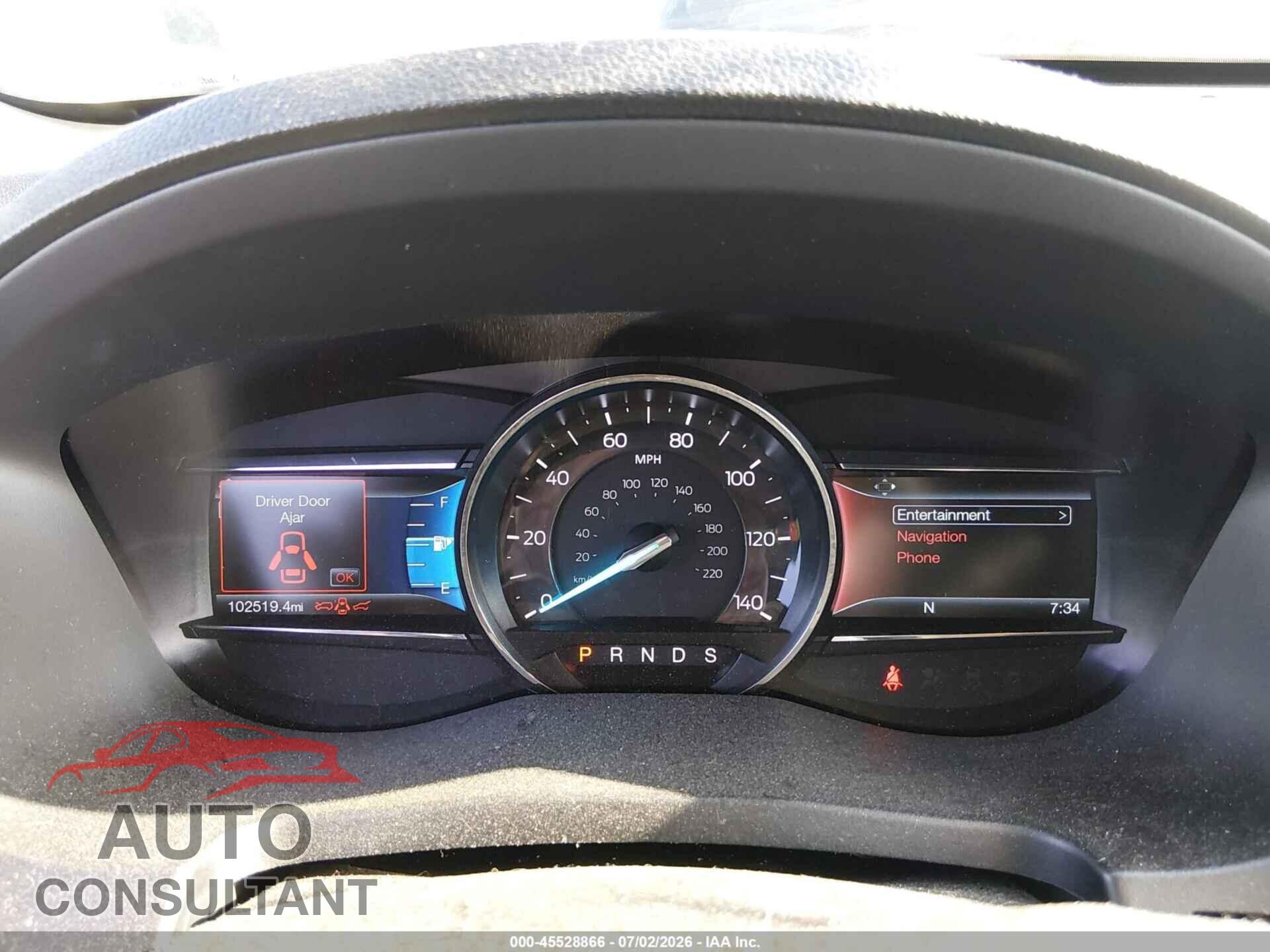 FORD EXPLORER 2017 - 1FM5K8F89HGE35447