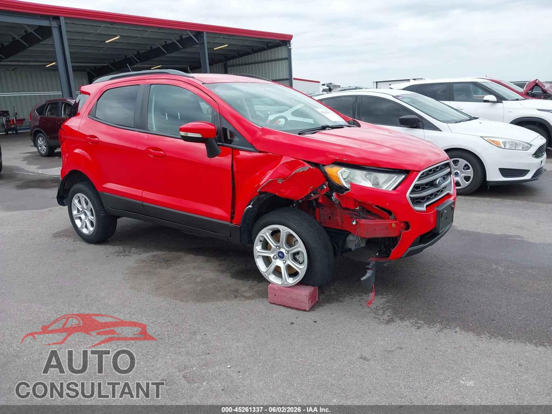 FORD ECOSPORT 2019 - MAJ6S3GL8KC304545