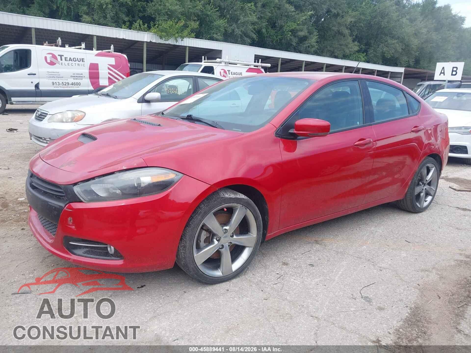 DODGE DART 2016 - 1C3CDFEB8GD680851