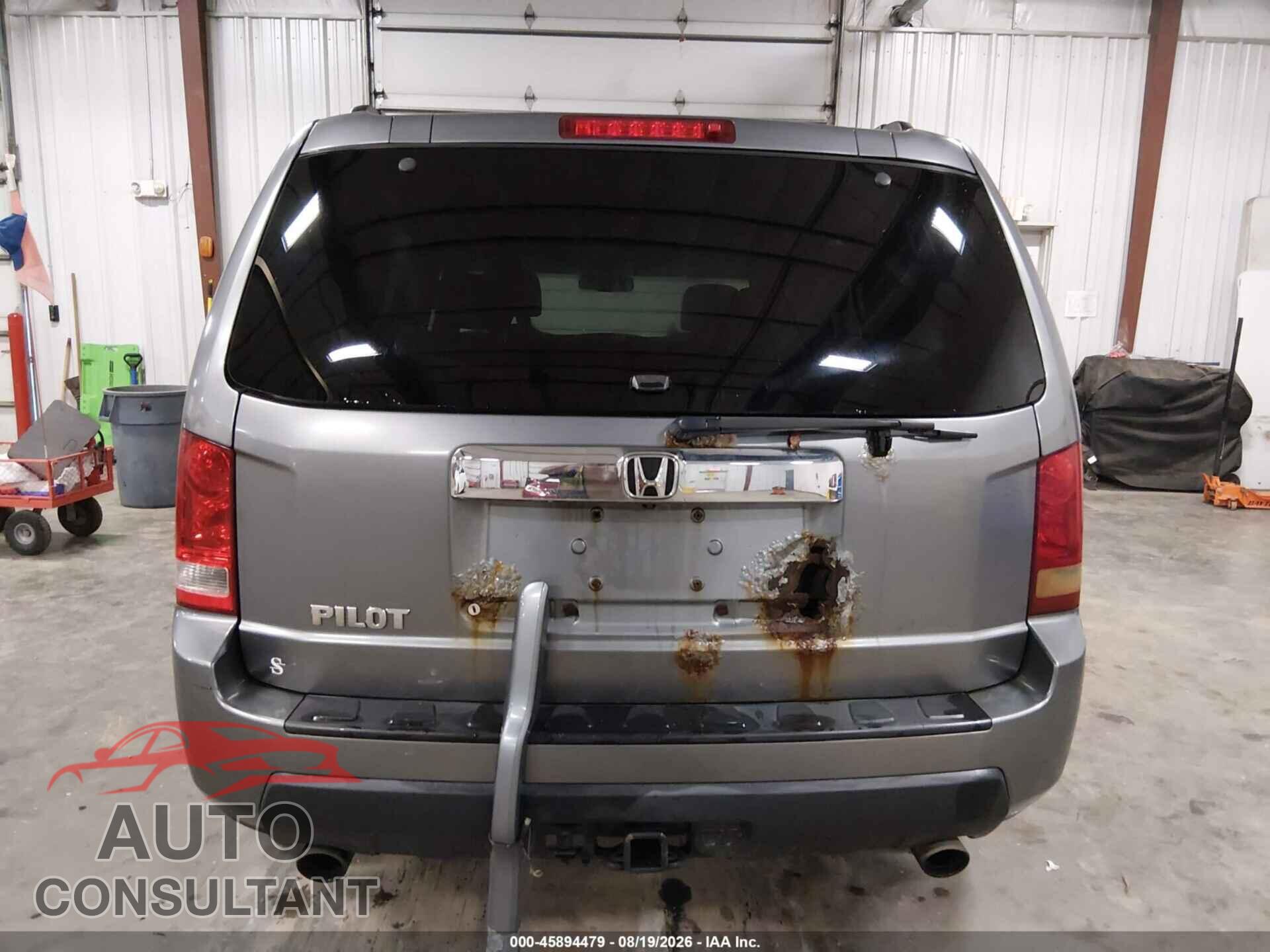 HONDA PILOT 2009 - 5FNYF48639B042985