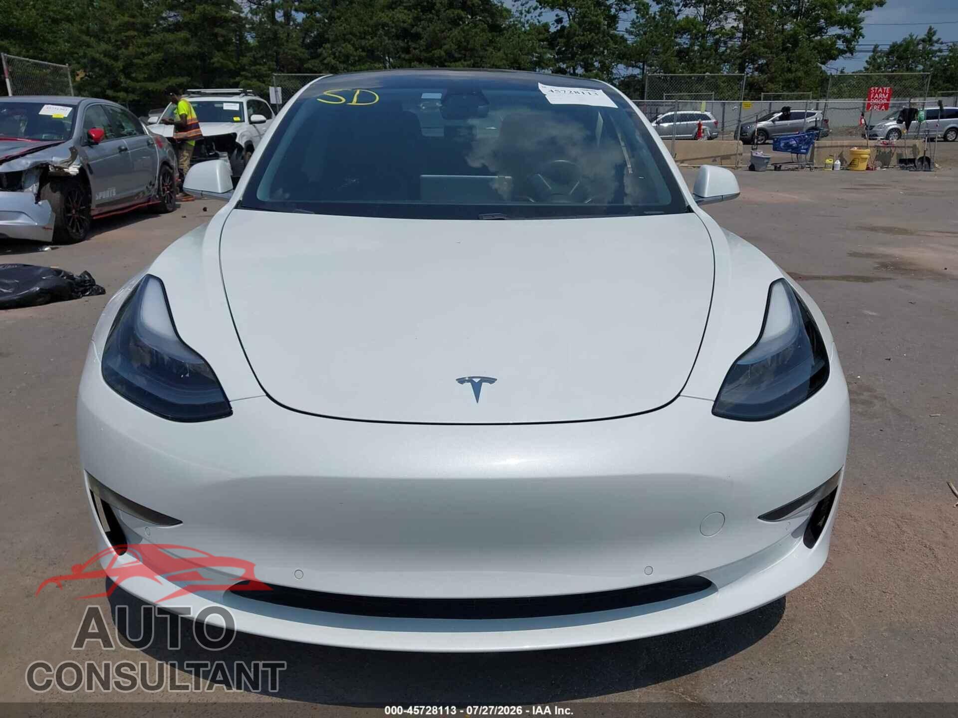TESLA MODEL 3 2018 - 5YJ3E1EB0JF106501