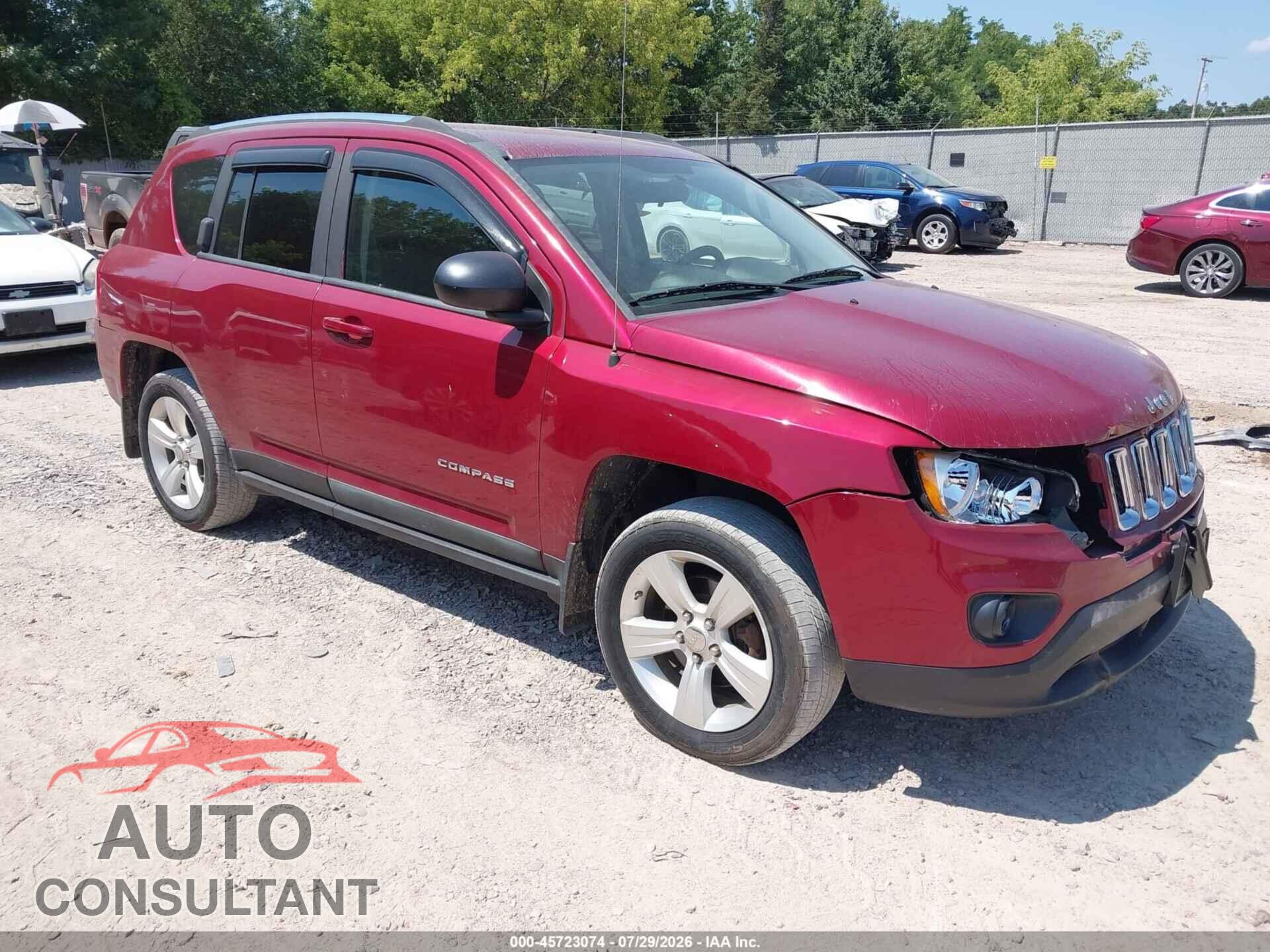 JEEP COMPASS 2012 - 1C4NJDBBXCD524844