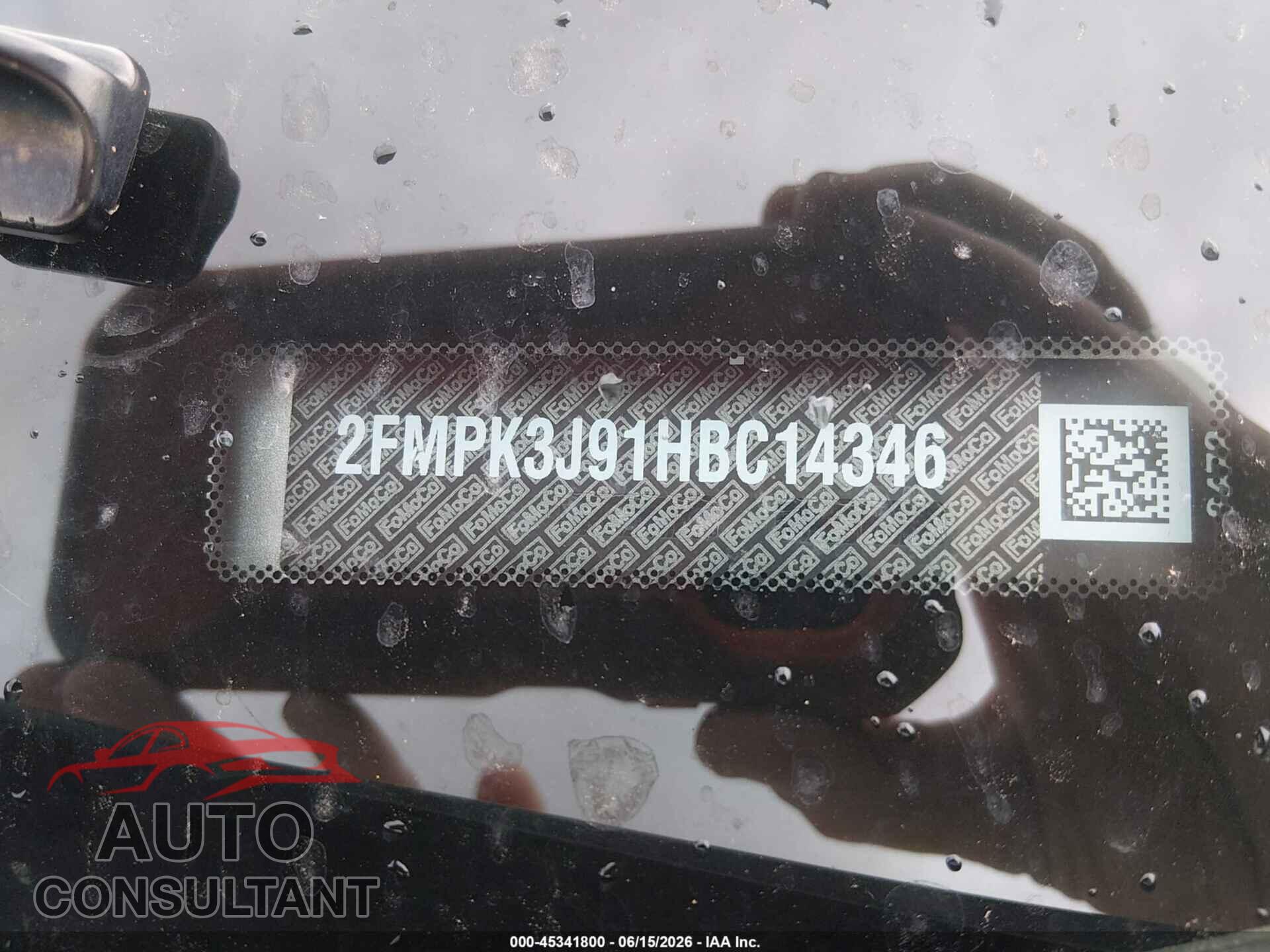 FORD EDGE 2017 - 2FMPK3J91HBC14346