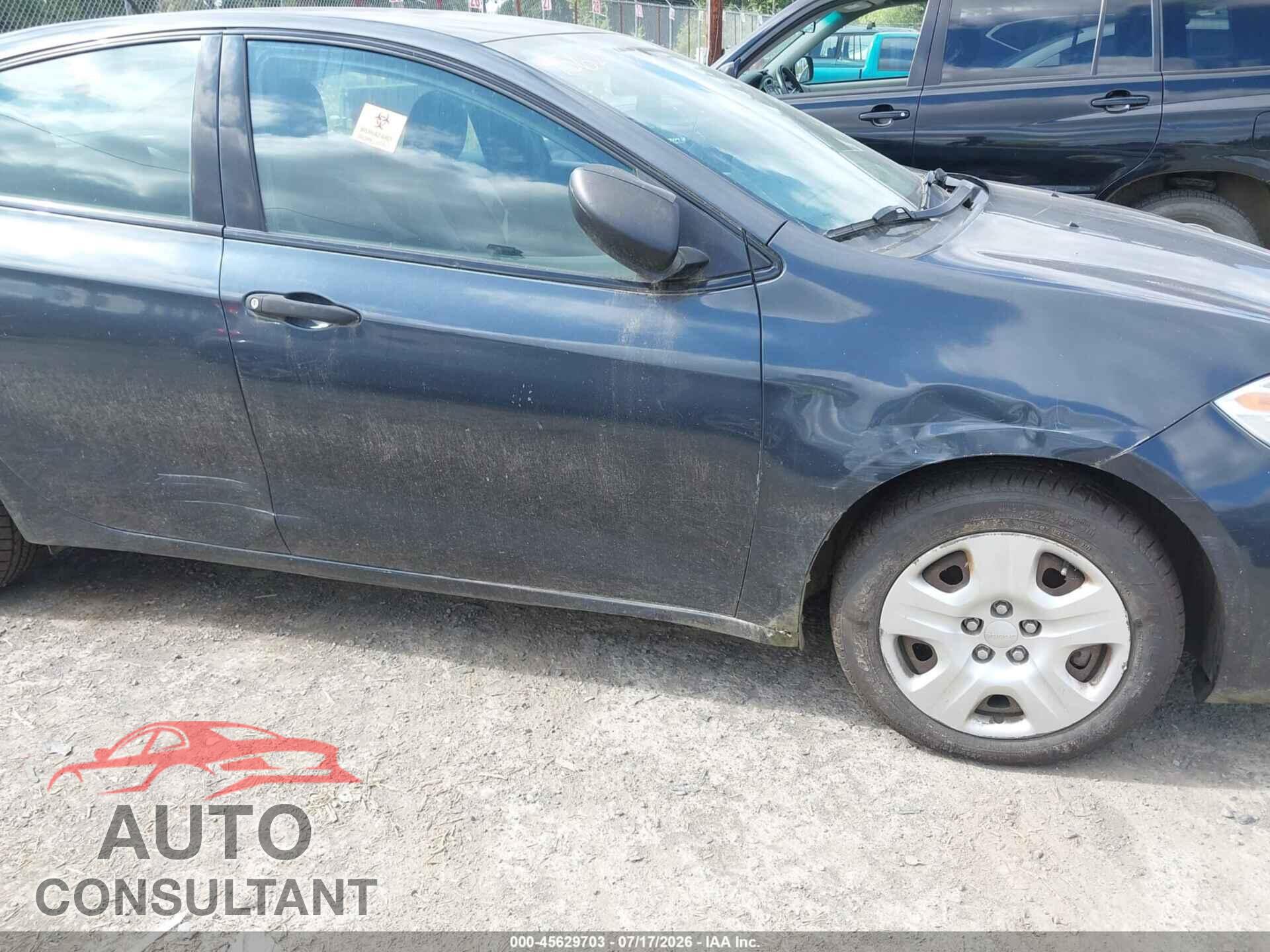 DODGE DART 2013 - 1C3CDFAA4DD314264
