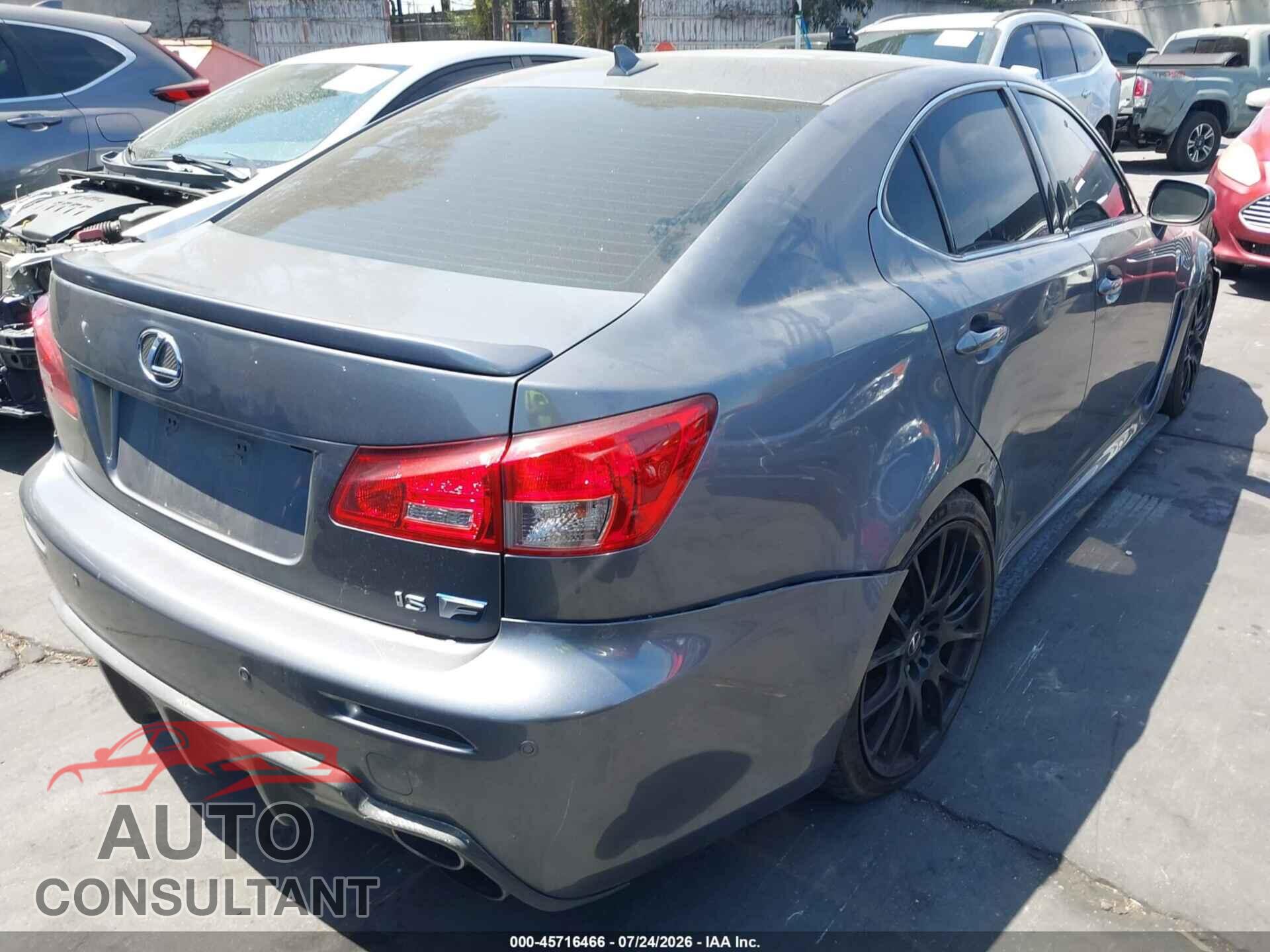 LEXUS IS F 2012 - JTHBP5C22C5010761