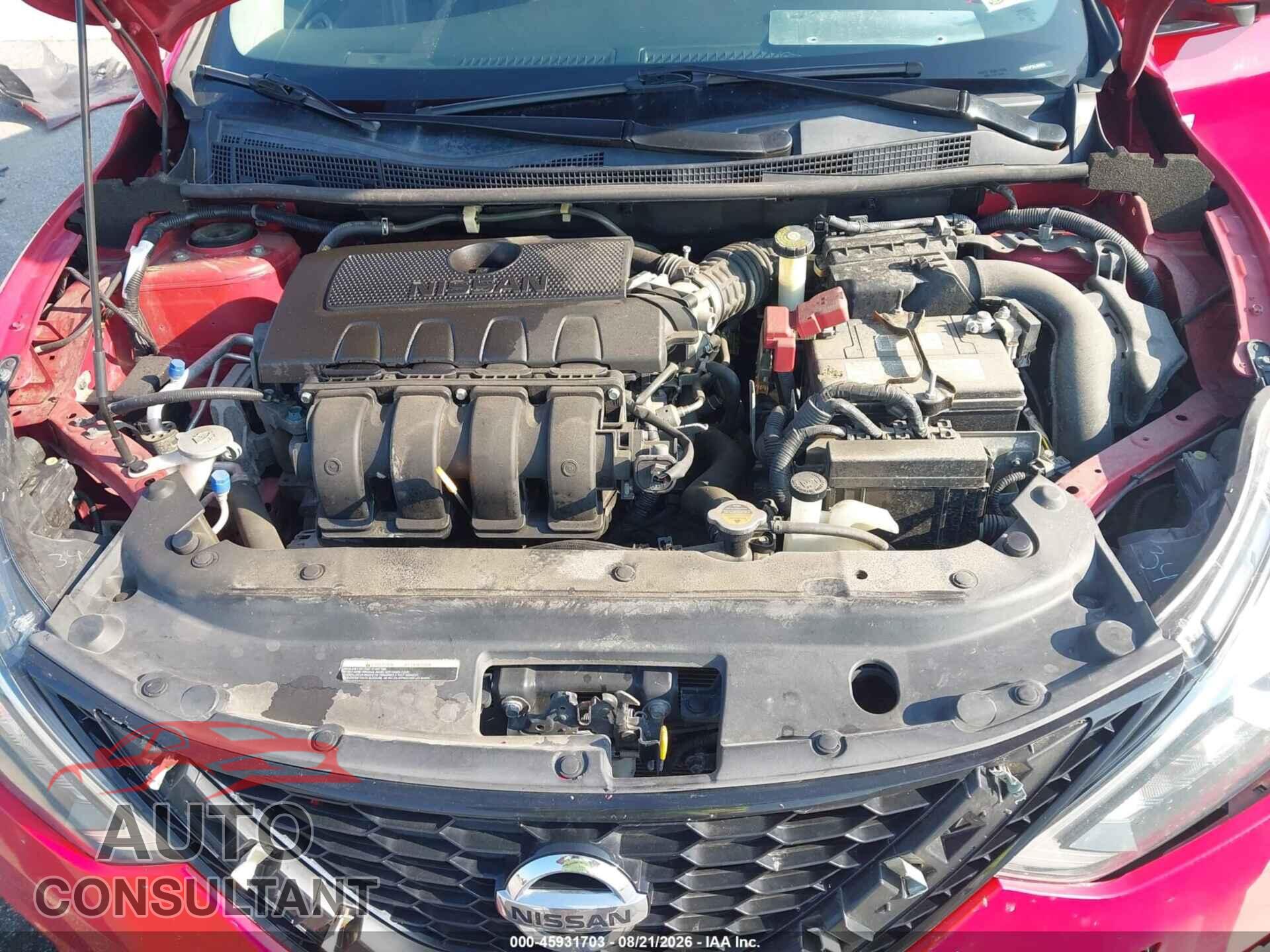 NISSAN SENTRA 2019 - 3N1AB7AP3KL605903