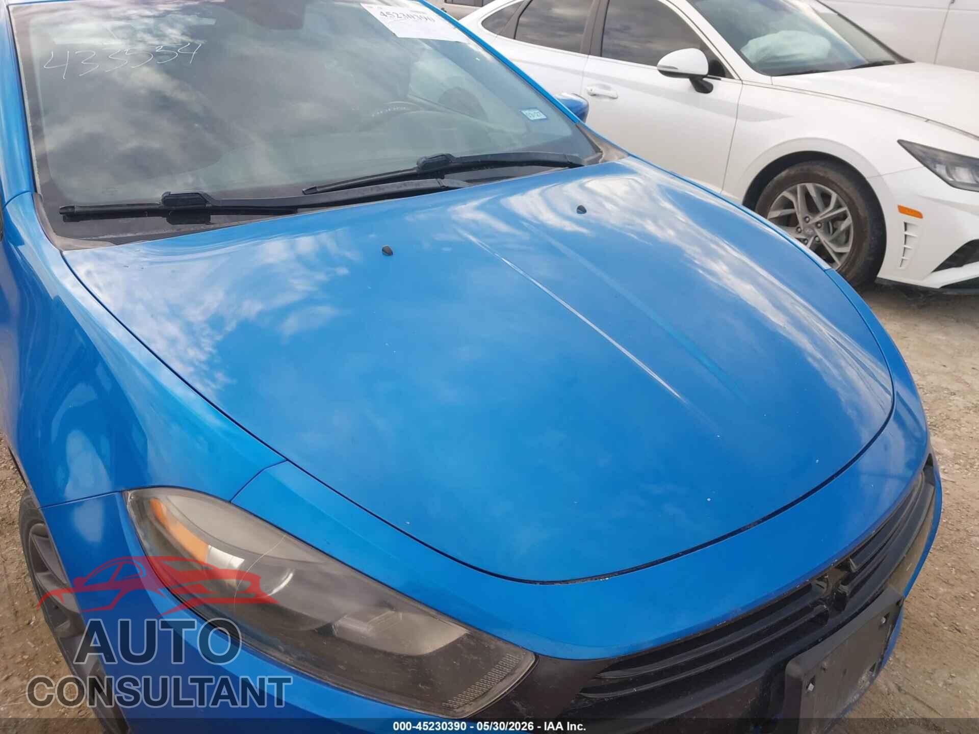 DODGE DART 2015 - 1C3CDFAA1FD433554