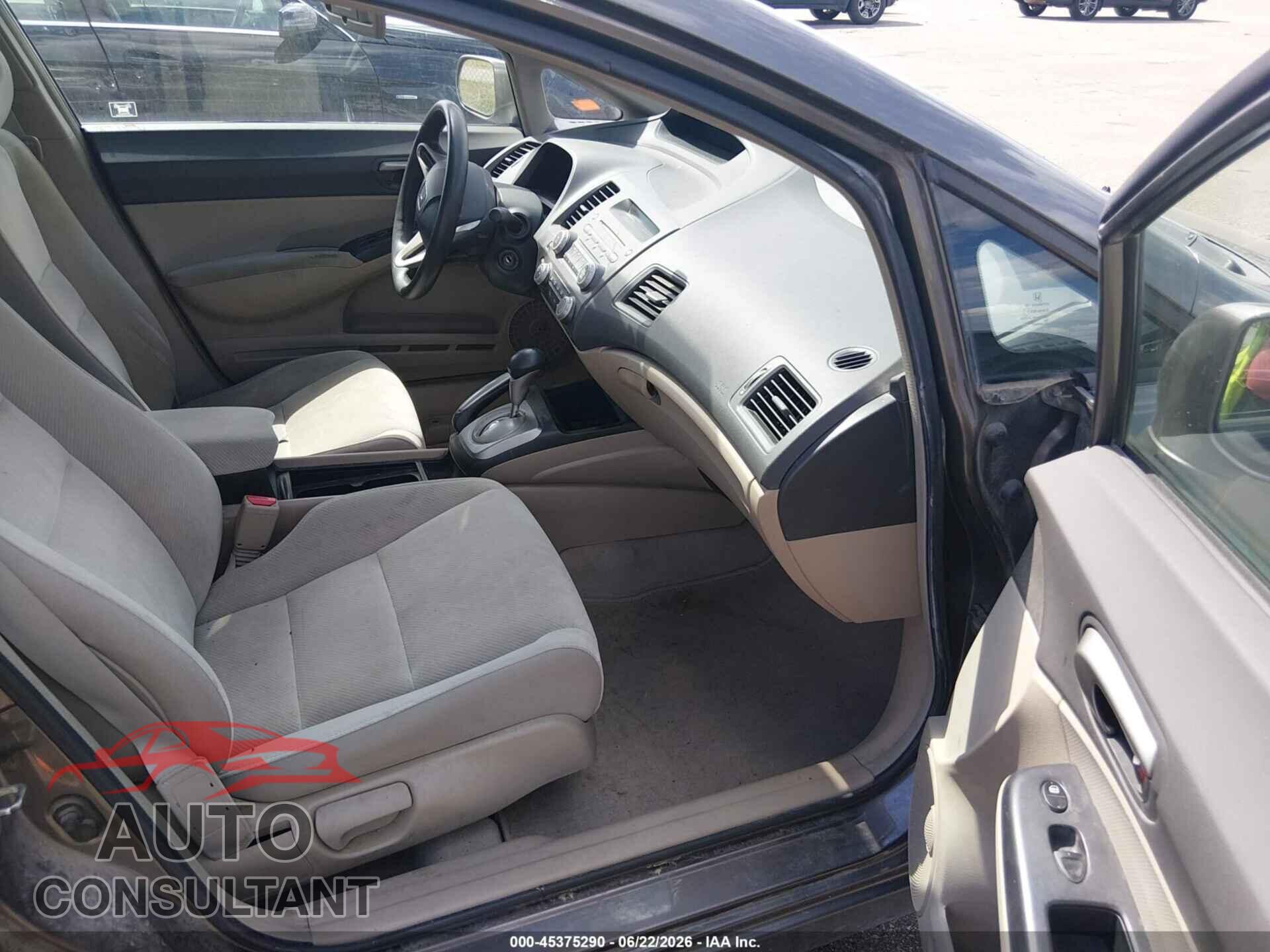 HONDA CIVIC 2009 - 19XFA16549E003729