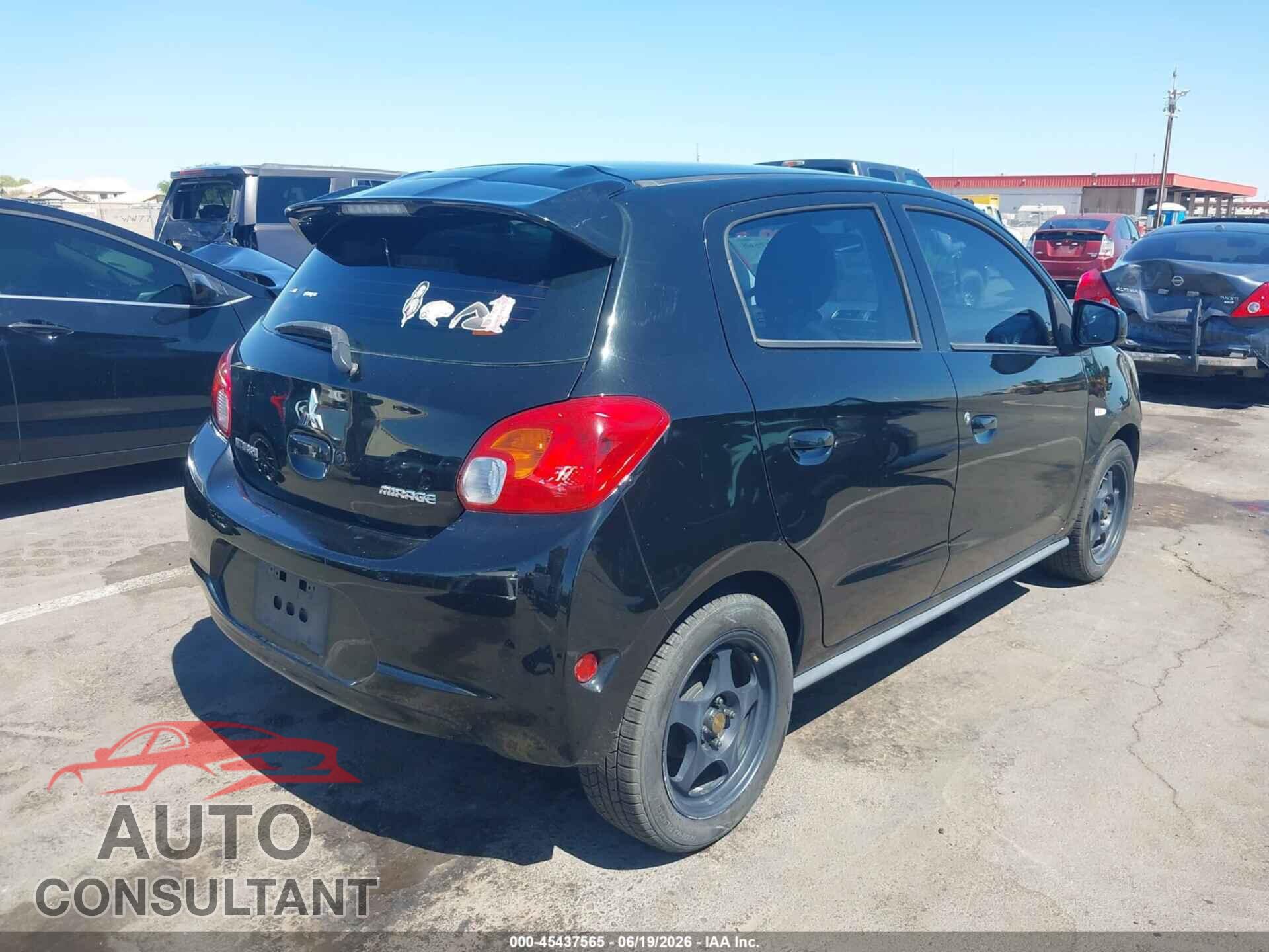 MITSUBISHI MIRAGE 2014 - ML32A4HJ2EH005254