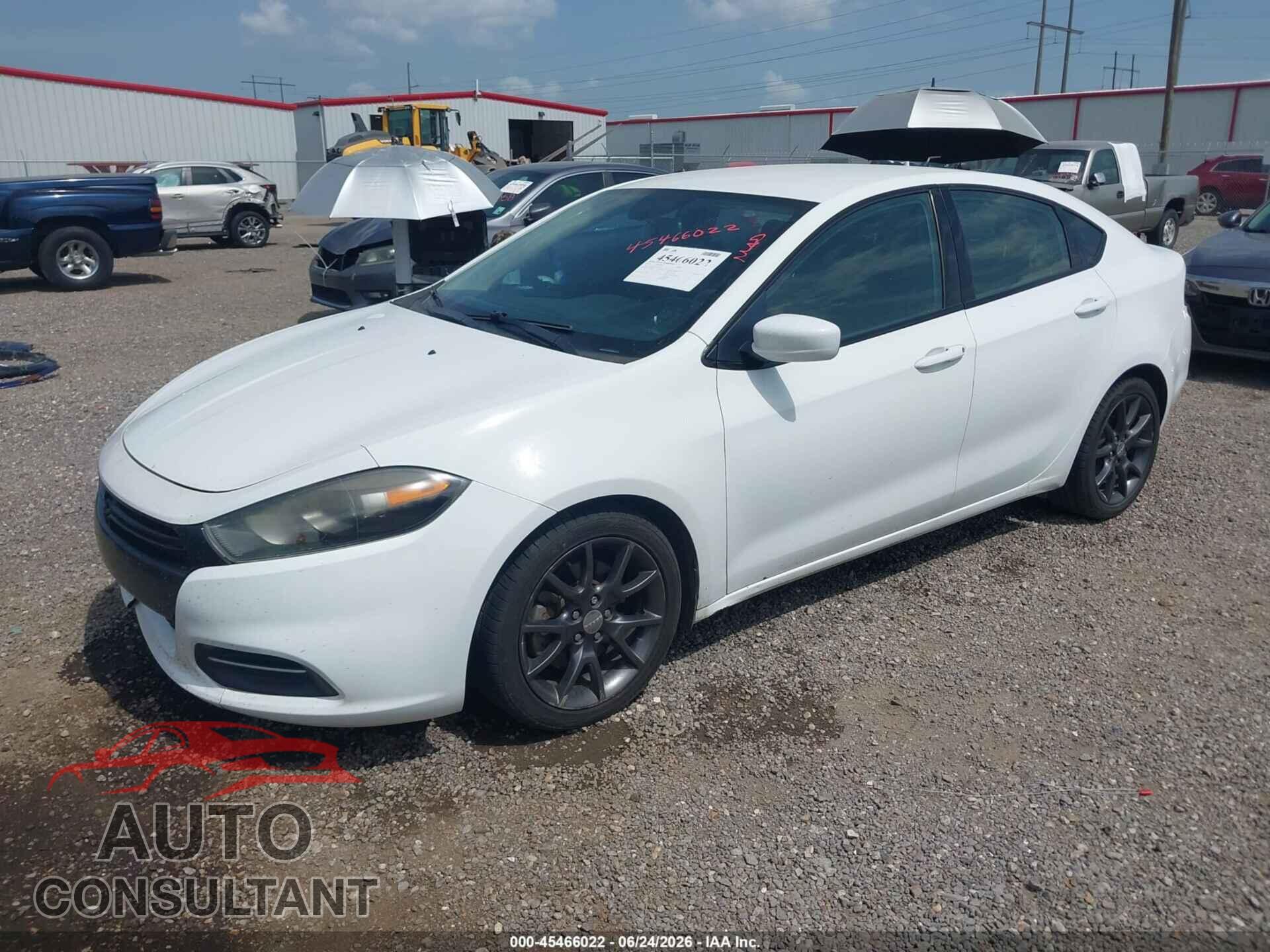 DODGE DART 2015 - 1C3CDFAA5FD375366