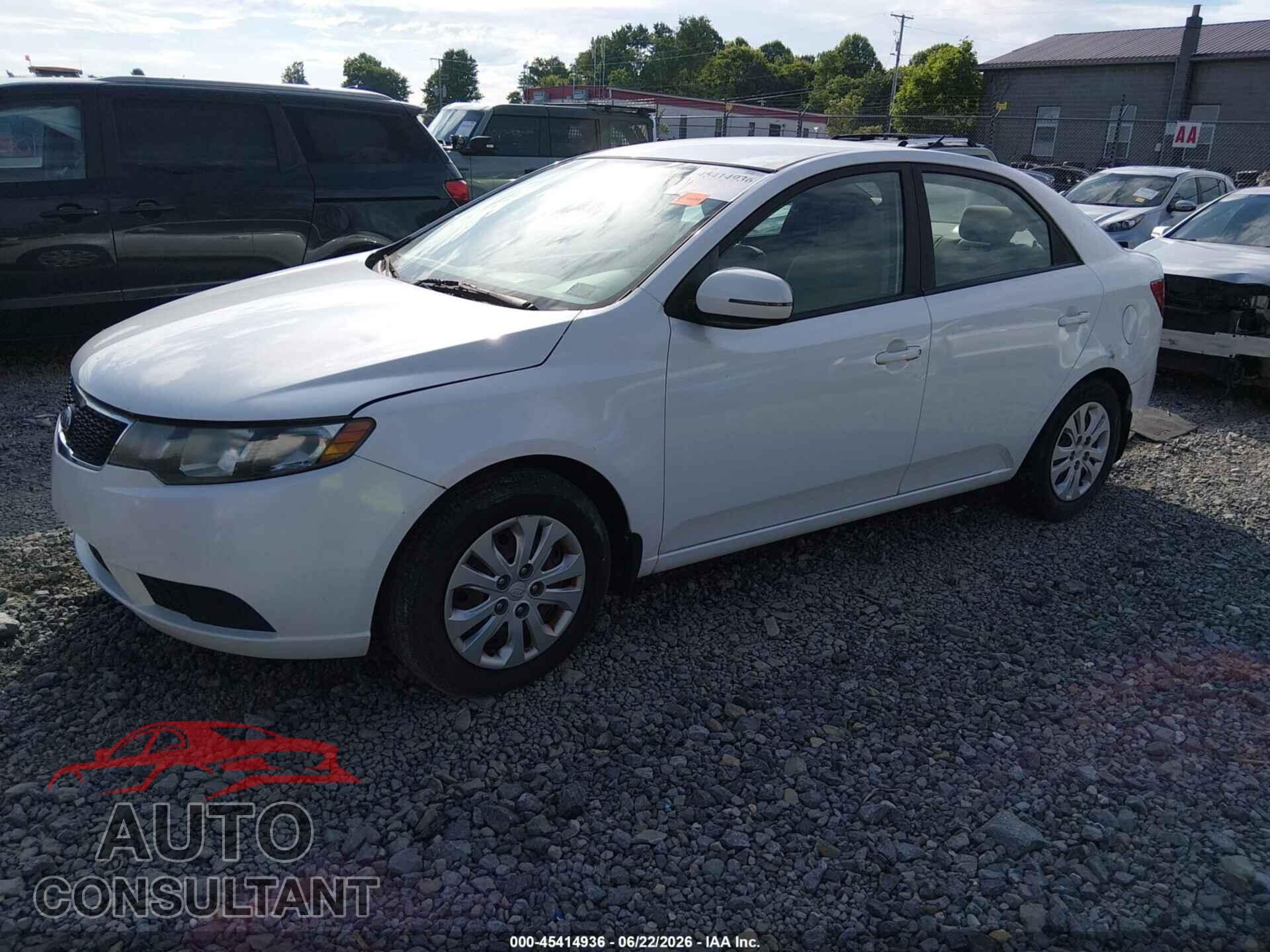 KIA FORTE 2012 - KNAFU4A2XC5478100