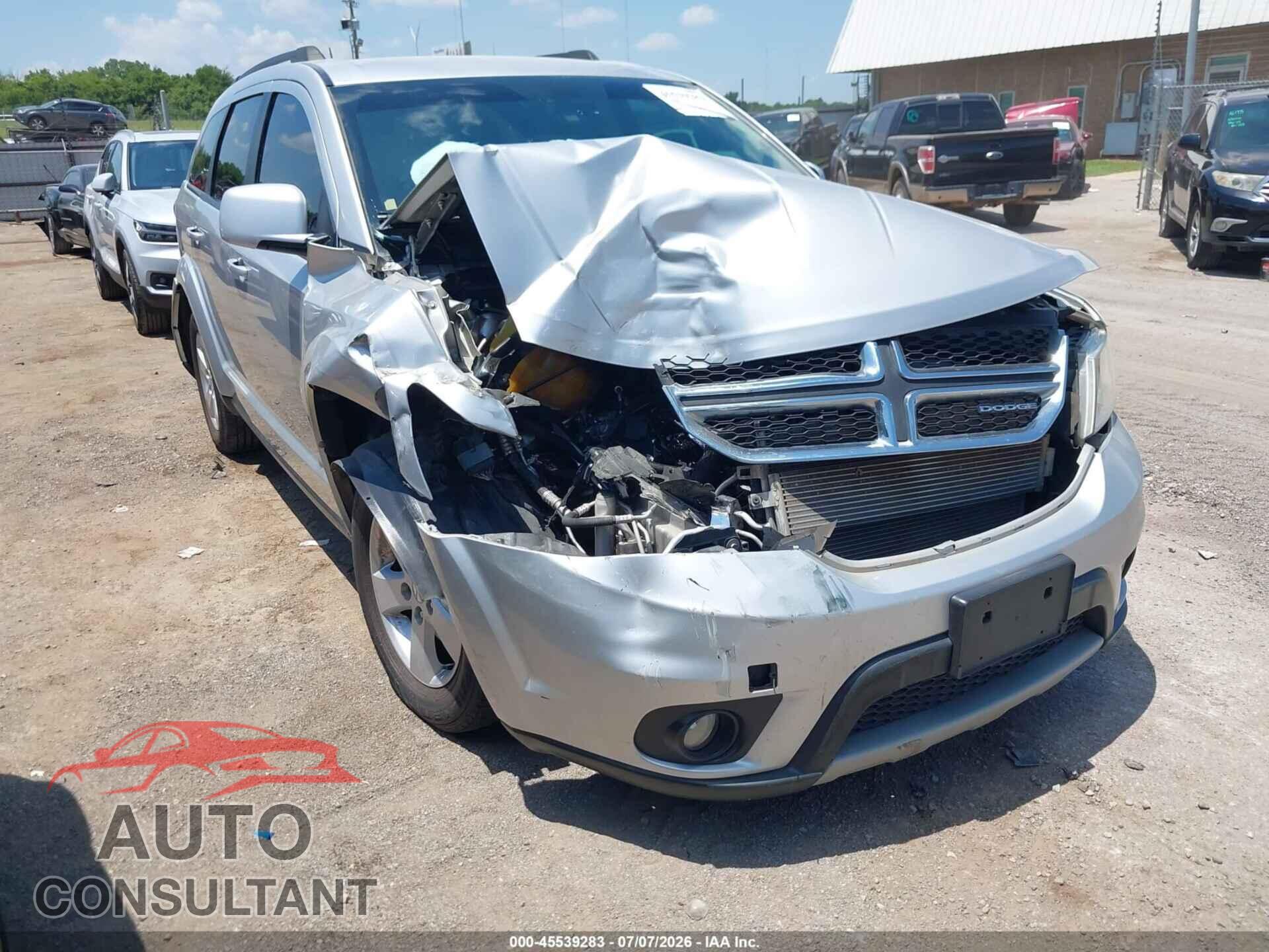 DODGE JOURNEY 2012 - 3C4PDCBG7CT190871