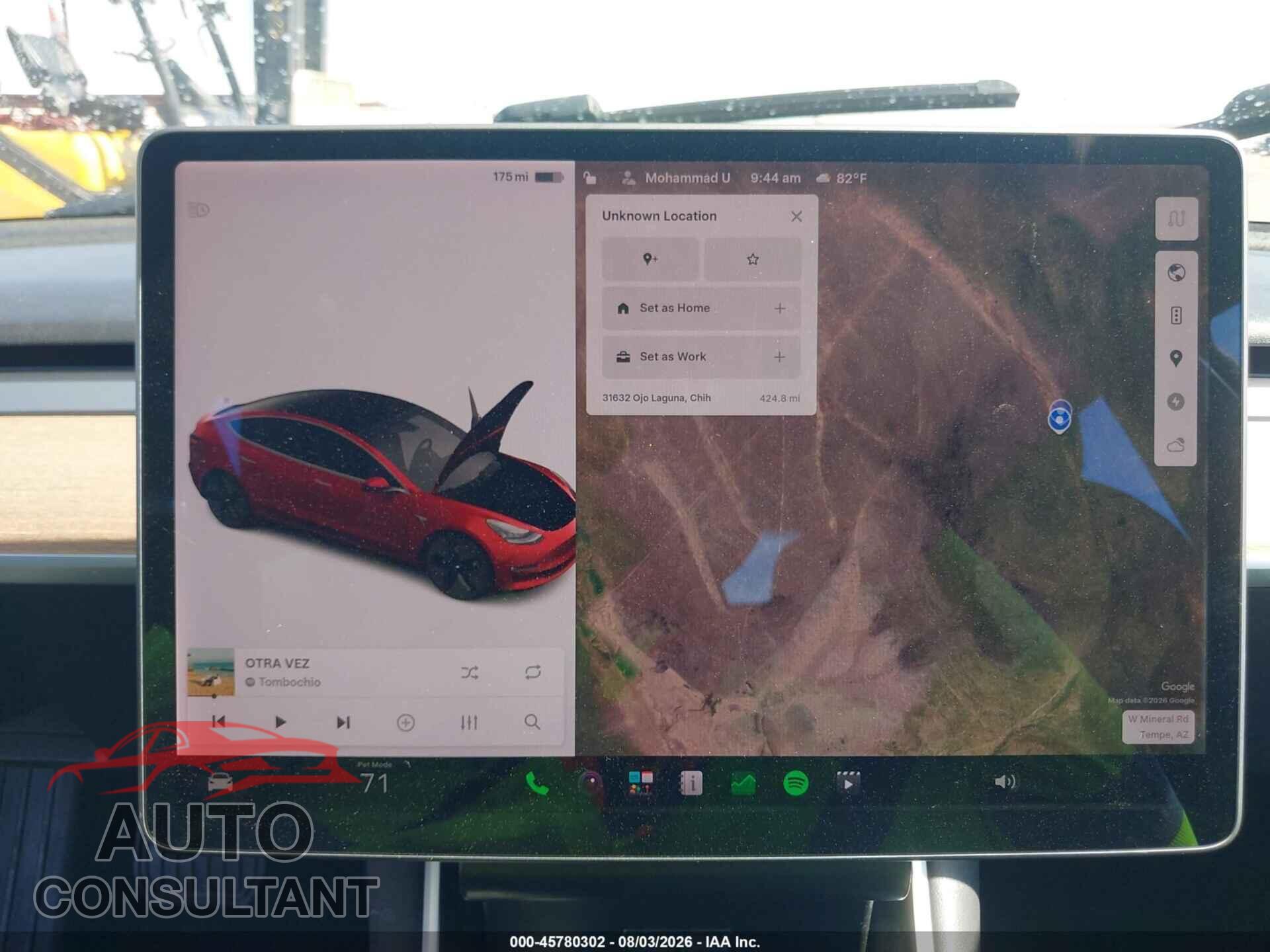 TESLA MODEL 3 2018 - 5YJ3E1EB7JF090054