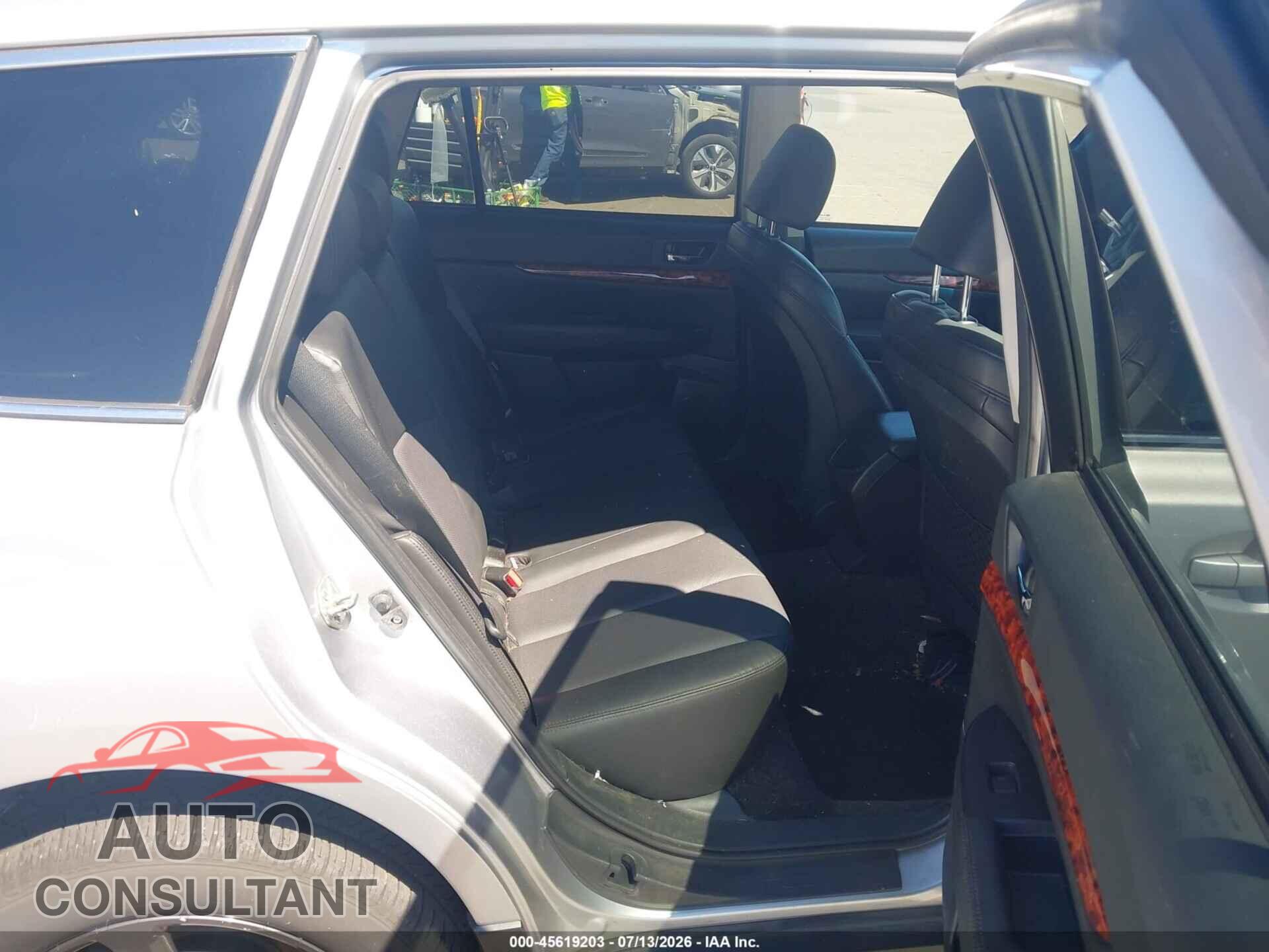 SUBARU OUTBACK 2012 - 4S4BRDKC3C2237745