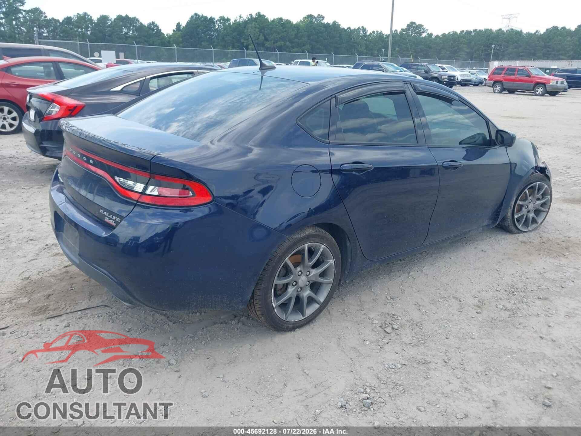 DODGE DART 2014 - 1C3CDFBB2ED825500