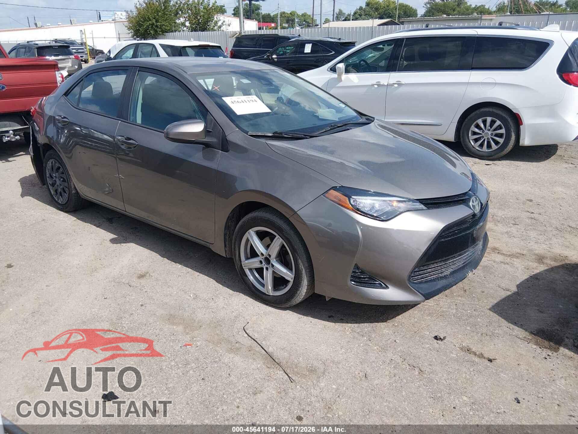 TOYOTA COROLLA 2017 - 5YFBURHE7HP703078