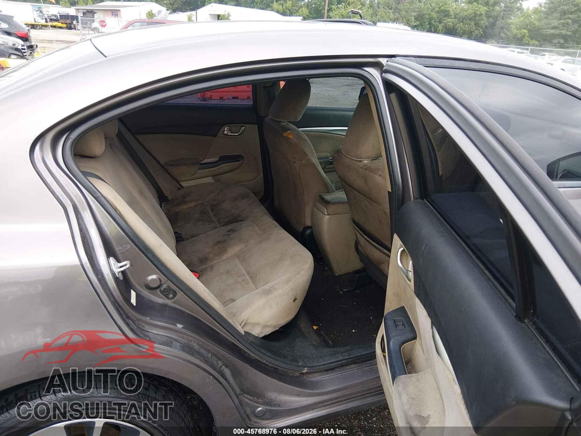 HONDA CIVIC 2013 - 19XFB2F85DE218770