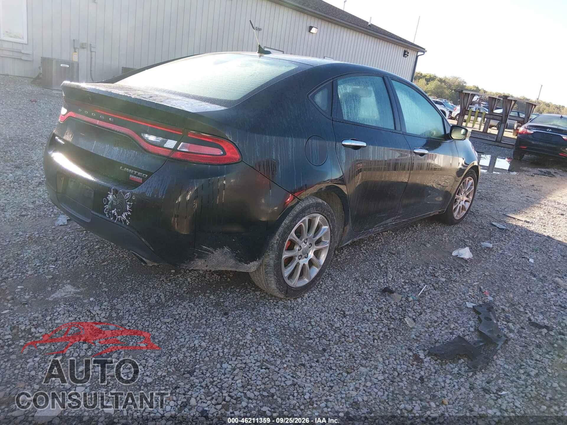 DODGE DART 2013 - 1C3CDFCH9DD231648