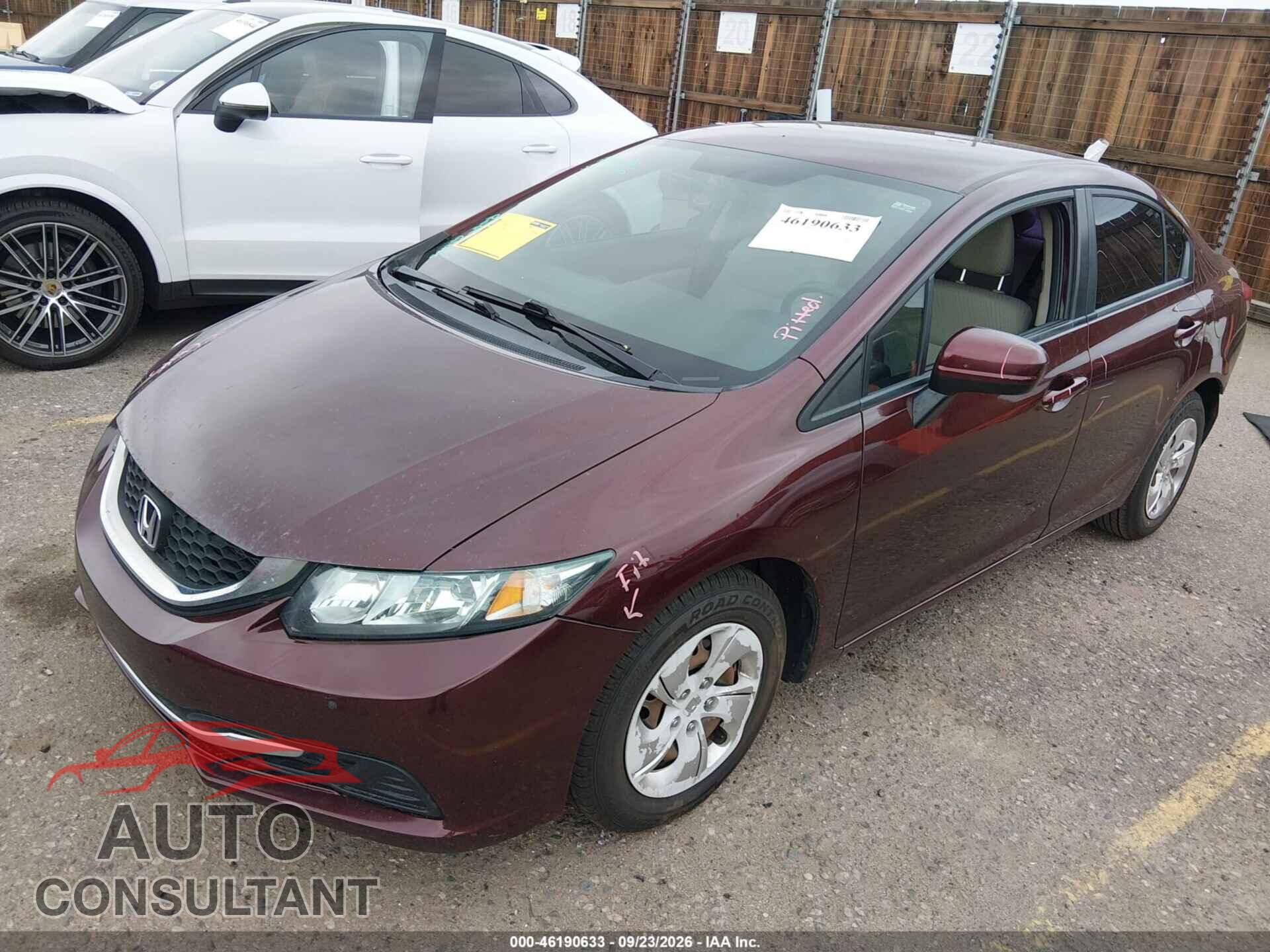 HONDA CIVIC 2014 - 19XFB2F5XEE056254