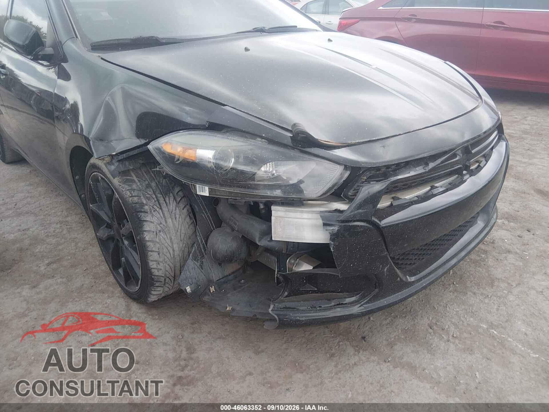 DODGE DART 2015 - 1C3CDFBB2FD373887