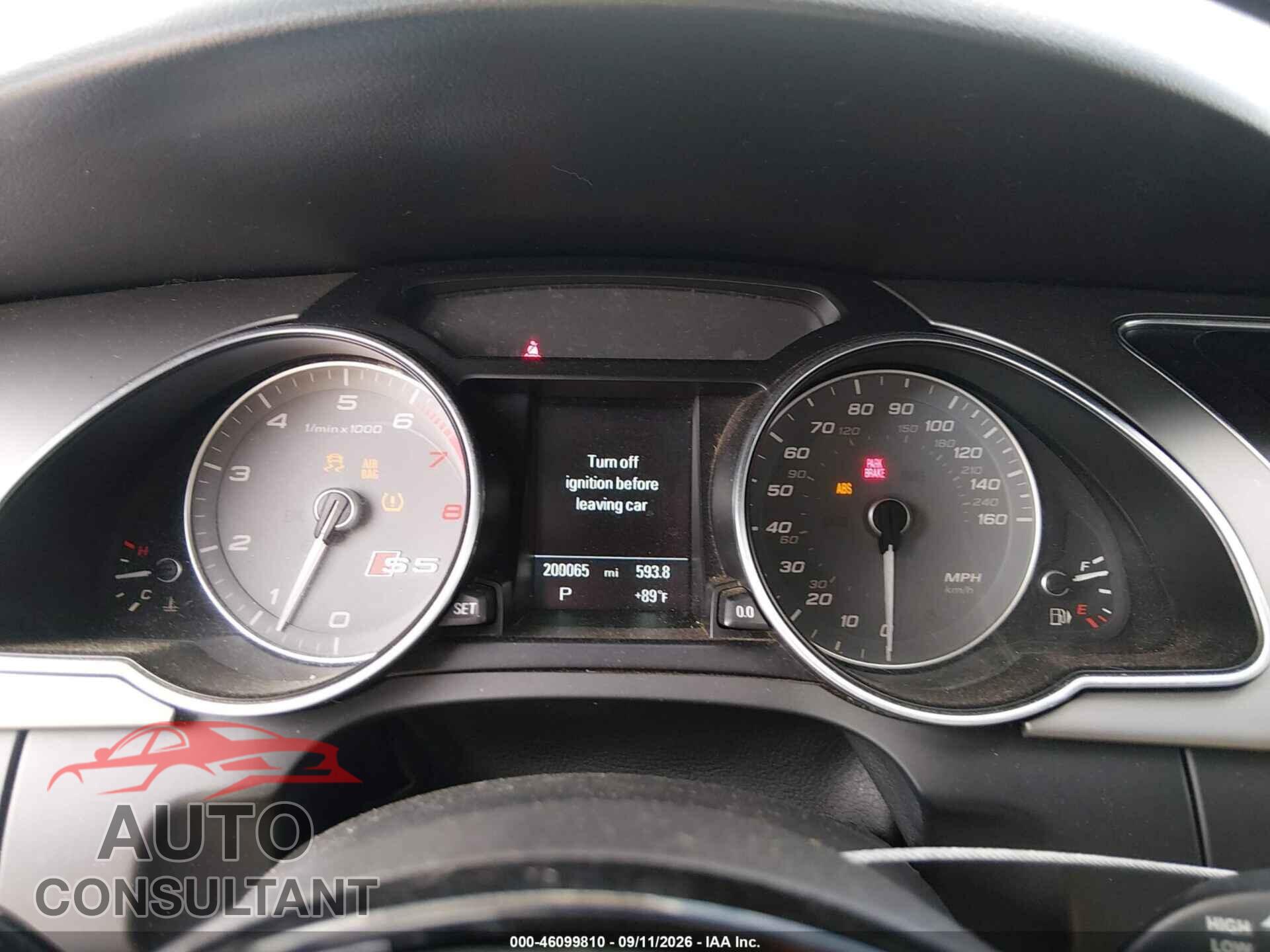 AUDI S5 2015 - WAUCGAFR1FA030287