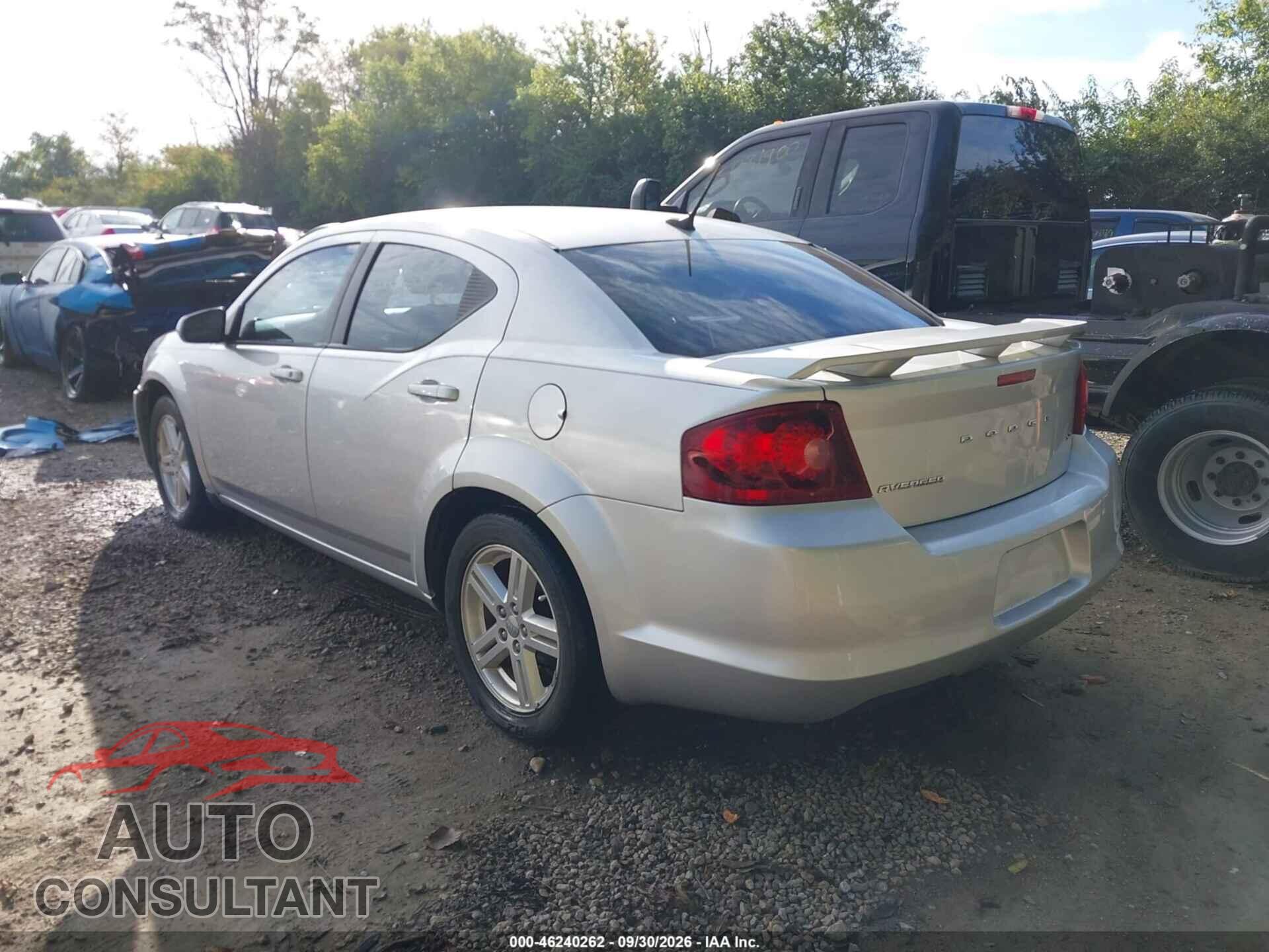 DODGE AVENGER 2012 - 1C3CDZCB1CN183326