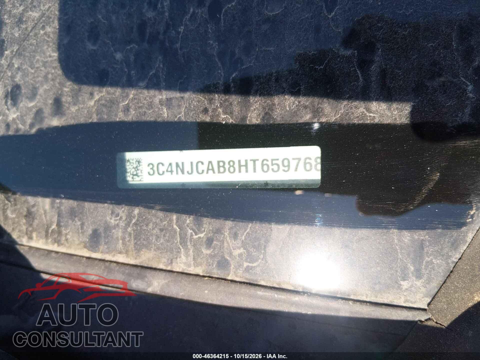 JEEP NEW COMPASS 2017 - 3C4NJCAB8HT659768
