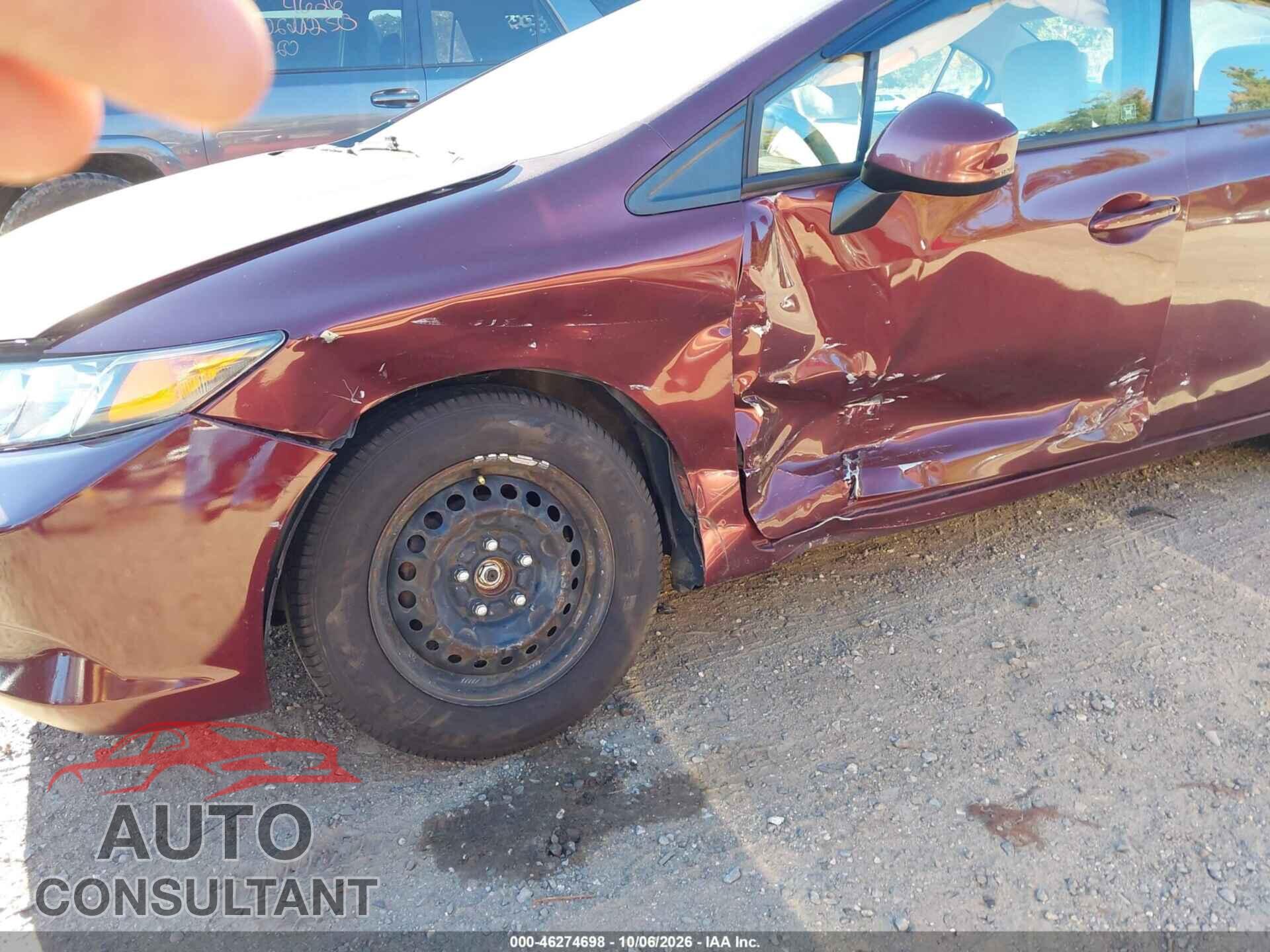 HONDA CIVIC 2012 - 2HGFB2F55CH546412