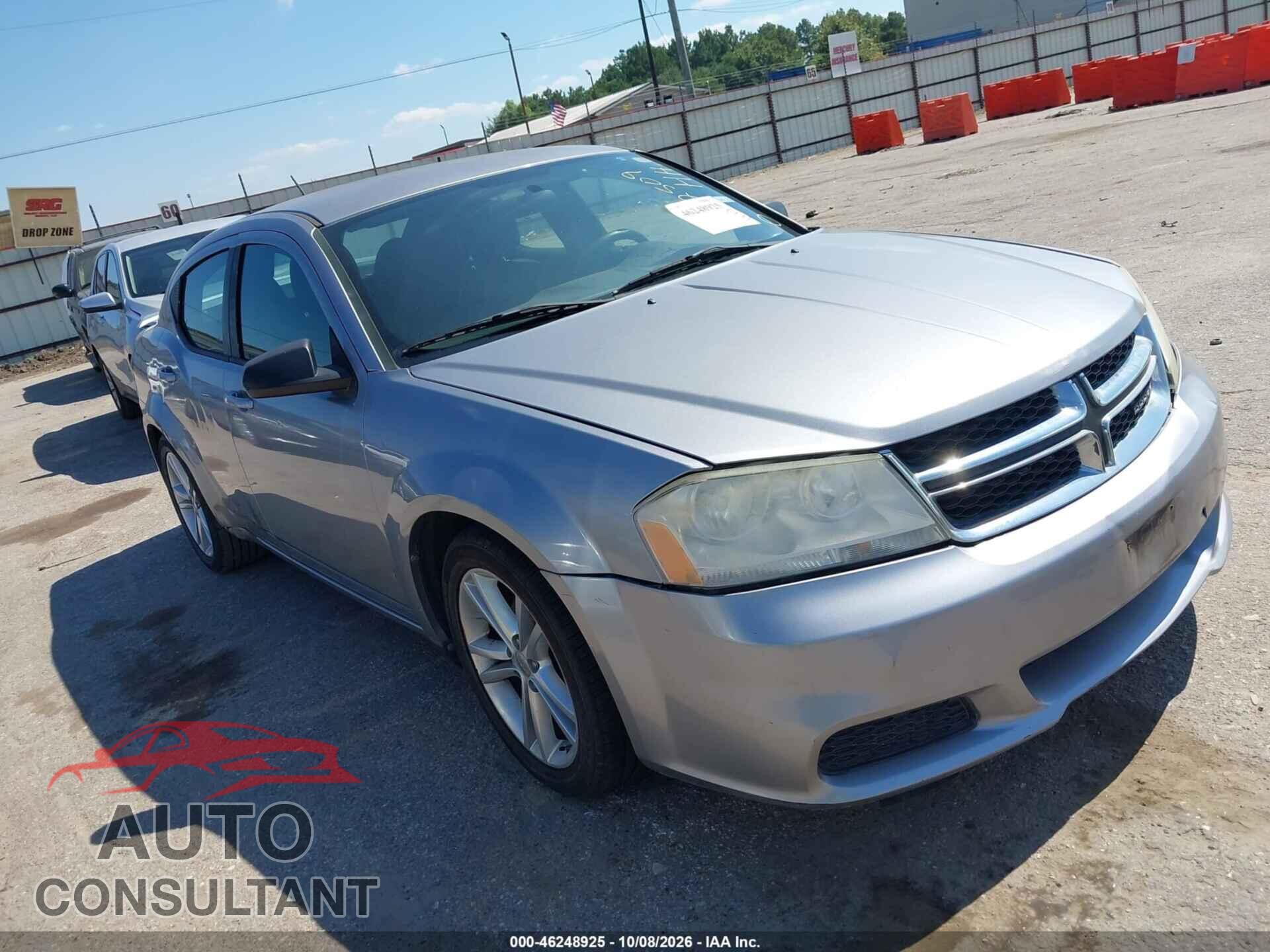 DODGE AVENGER 2013 - 1C3CDZAG9DN632509
