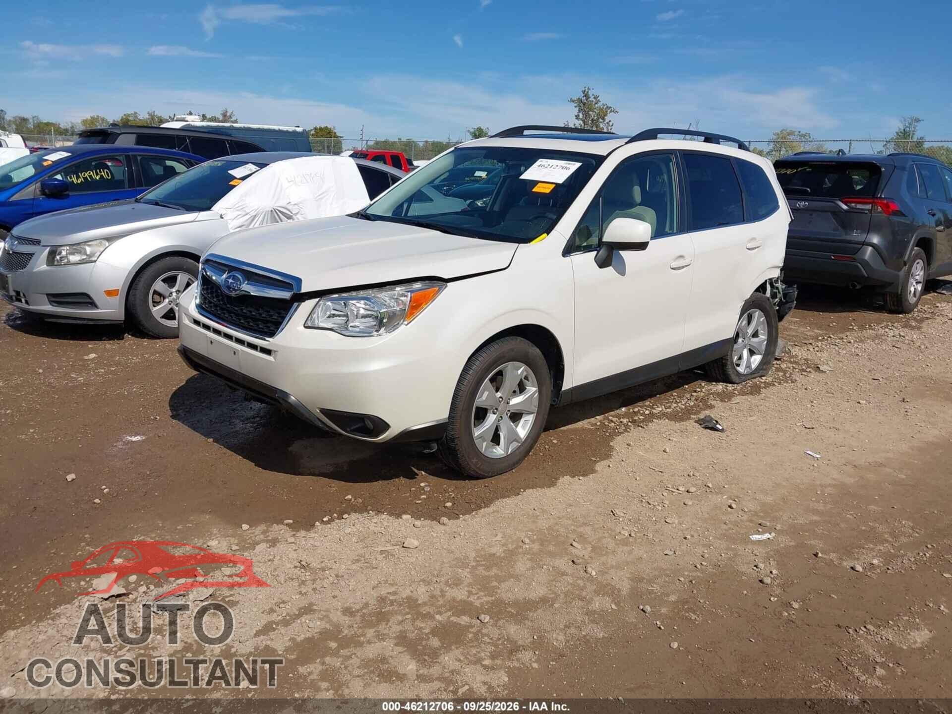 SUBARU FORESTER 2015 - JF2SJAHC8FH820395
