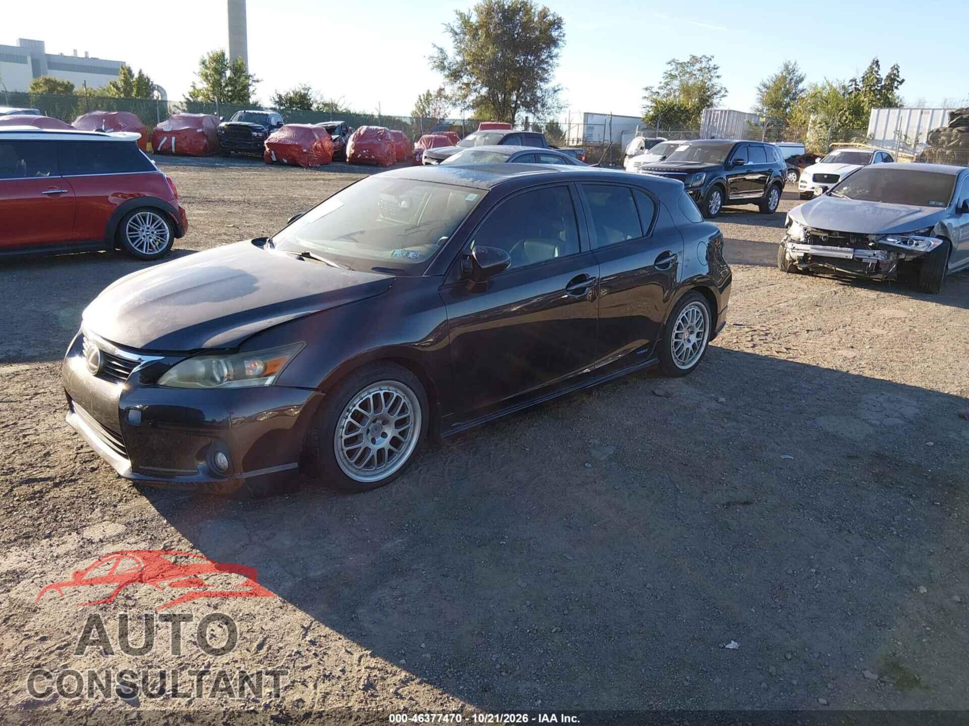 LEXUS CT 200H 2011 - JTHKD5BH8B2022492