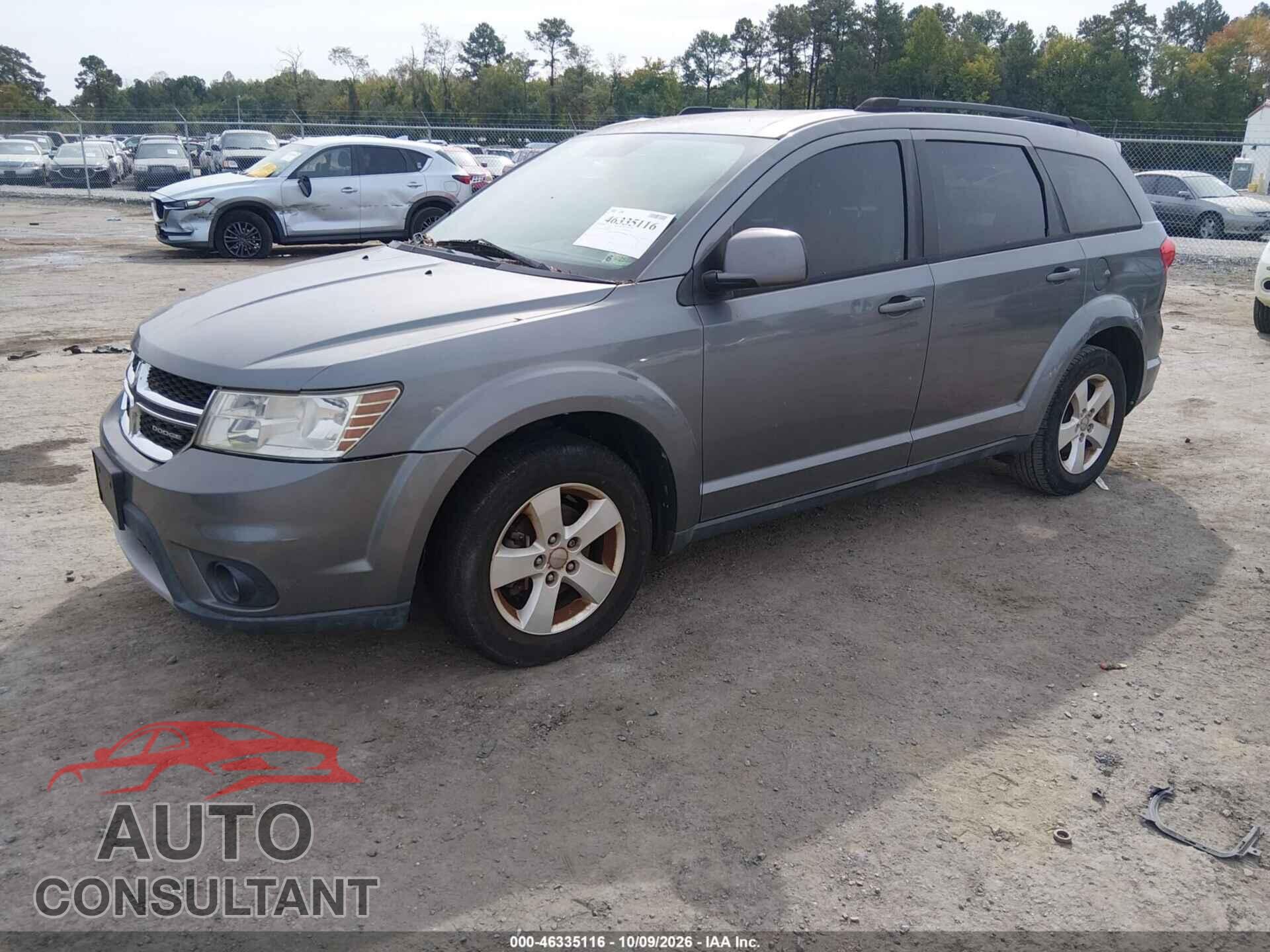 DODGE JOURNEY 2012 - 3C4PDCBG5CT187127