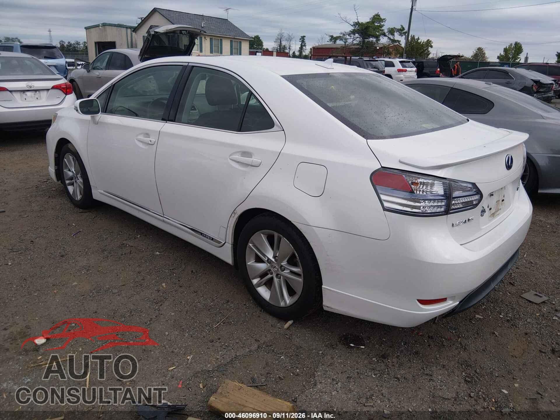 LEXUS HS 250H 2010 - JTHBB1BA0A2012104