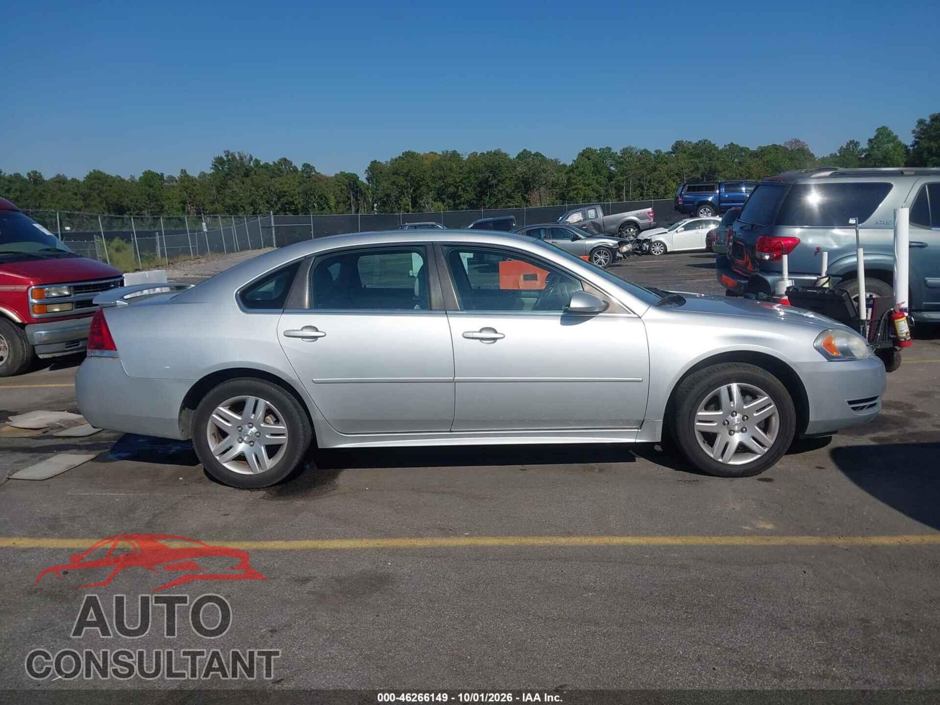 CHEVROLET IMPALA 2012 - 2G1WG5E35C1101302